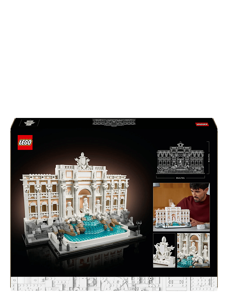 LEGO - Architecture Trevi Fountain Model, Italian Landmark Rome Memorabilia 21062 - geschenke für kinder - multi - 5