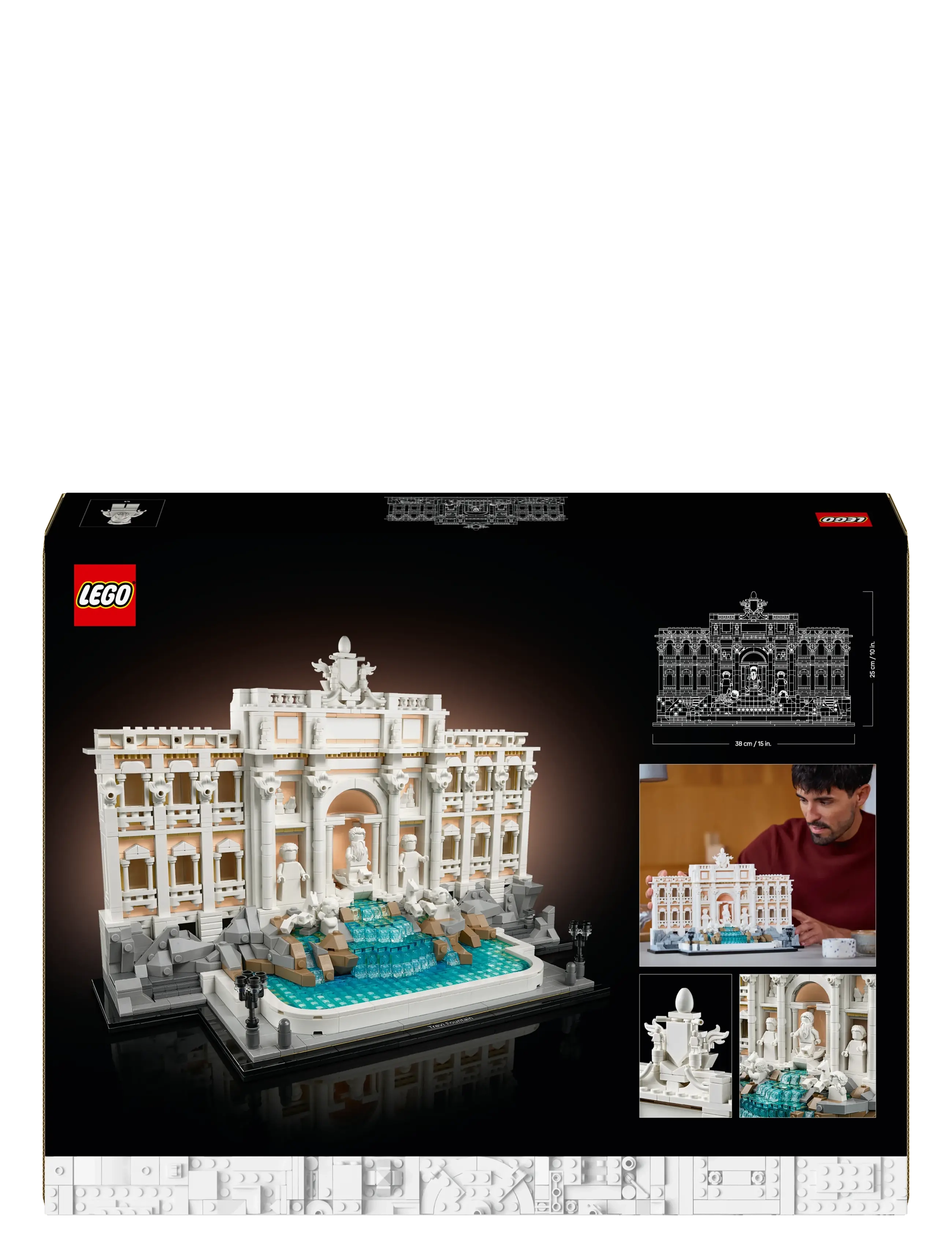LEGO - Trevi-fontænen - fødselsdagsgaver - multi - 5