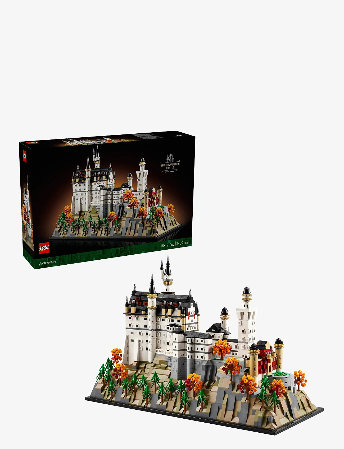 LEGO - Architecture Neuschwanstein Castle 21063 - lego adults welcome - multi - 0