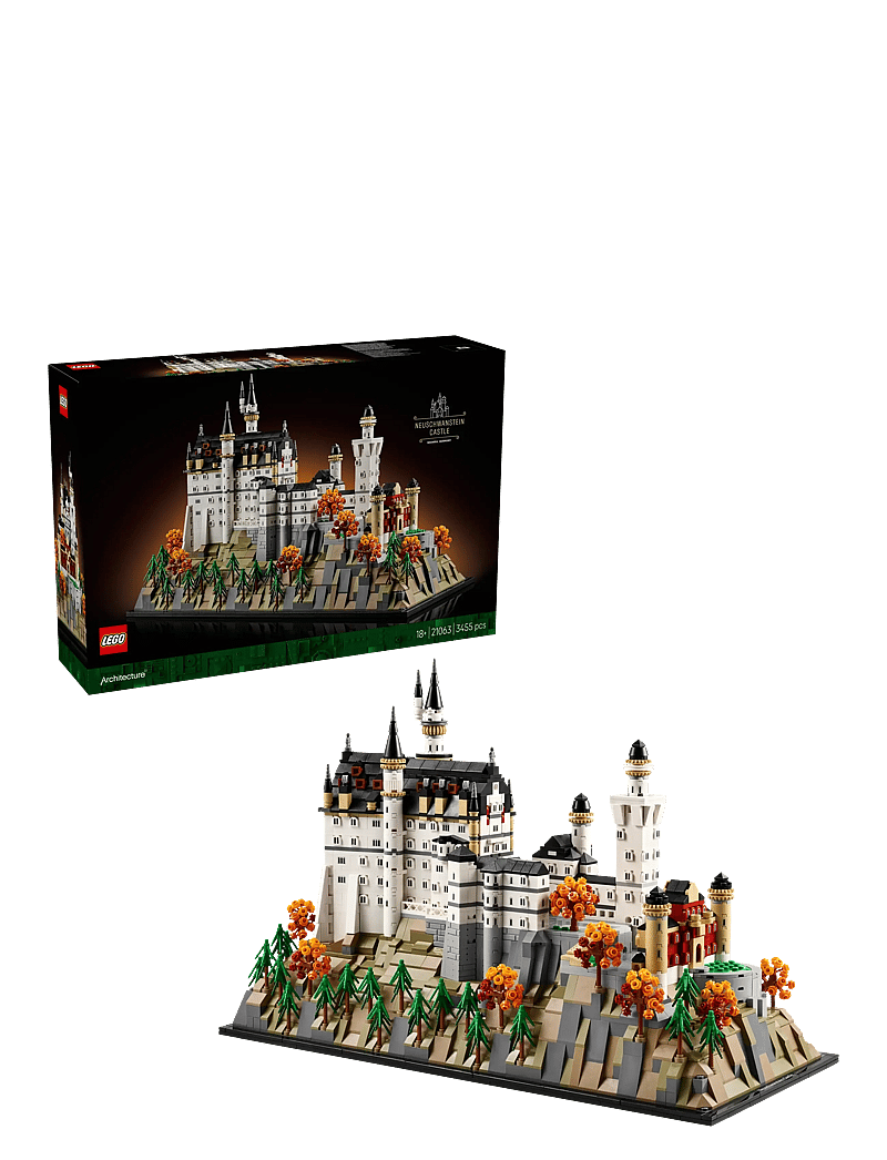 LEGO - Architecture Neuschwanstein Castle Collectible Model Kit for Adults 21063 - prezenty urodzinowe - multi - 0