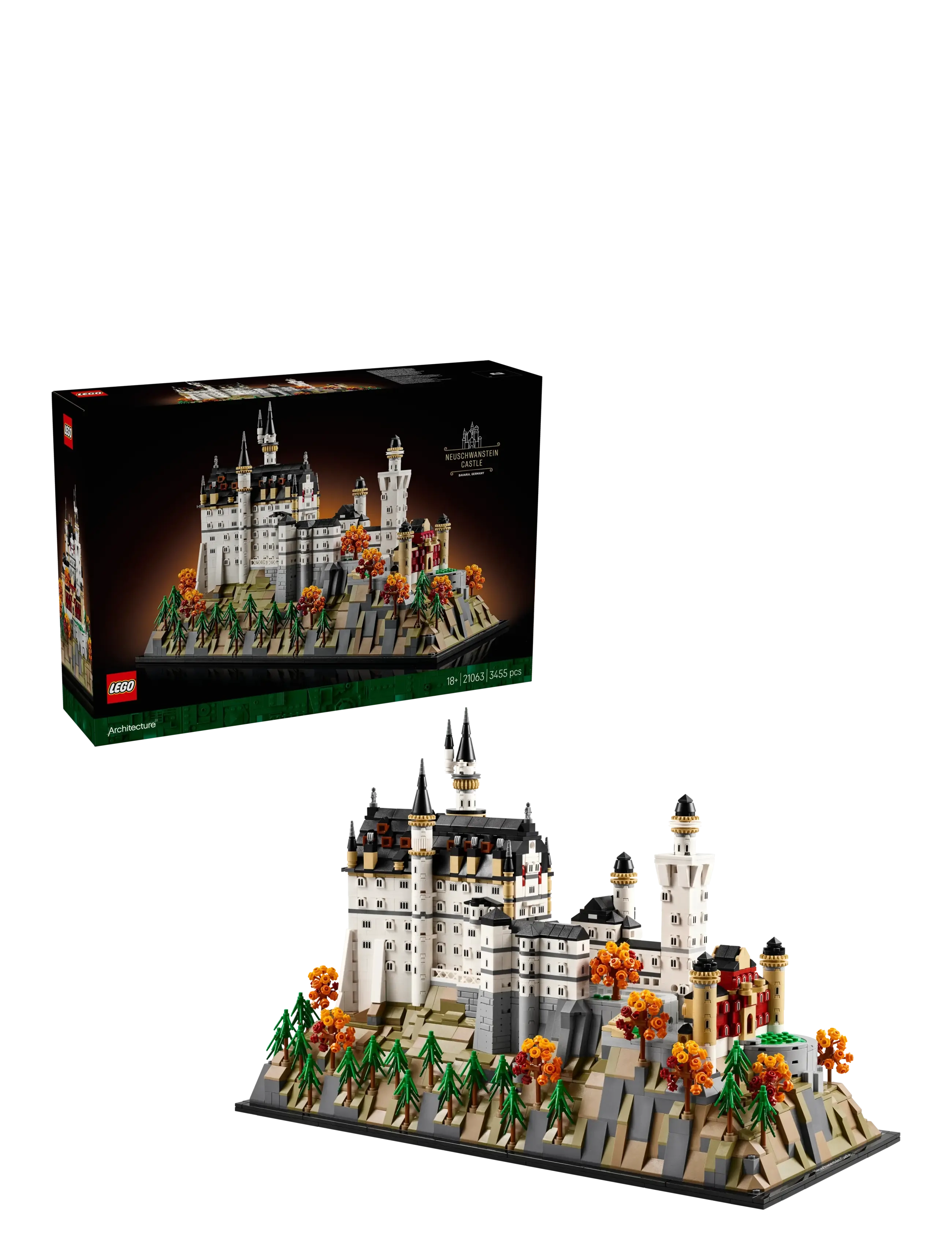 LEGO Architecture Neuschwanstein Castle Collectible Model Kit for Adults 21063 - 4 for 3 - MULTI / multi
