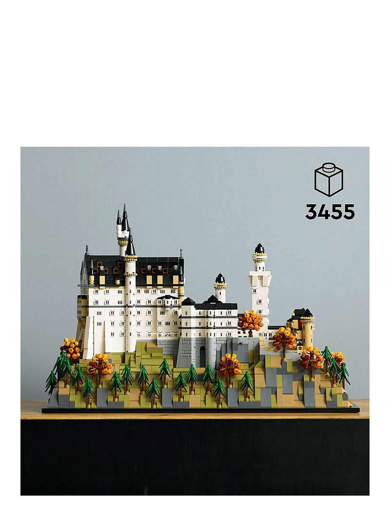 LEGO - Architecture Neuschwanstein Castle Collectible Model Kit for Adults 21063 - prezenty urodzinowe - multi - 1