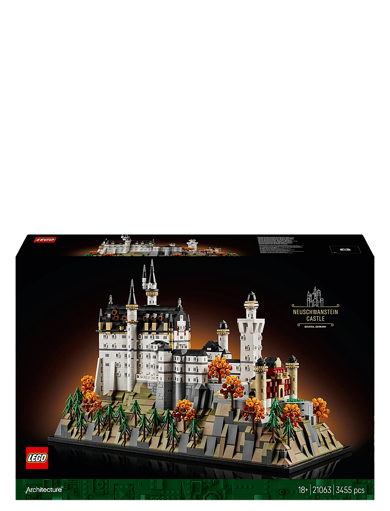 LEGO - Architecture Neuschwanstein Castle Collectible Model Kit for Adults 21063 - prezenty urodzinowe - multi - 3