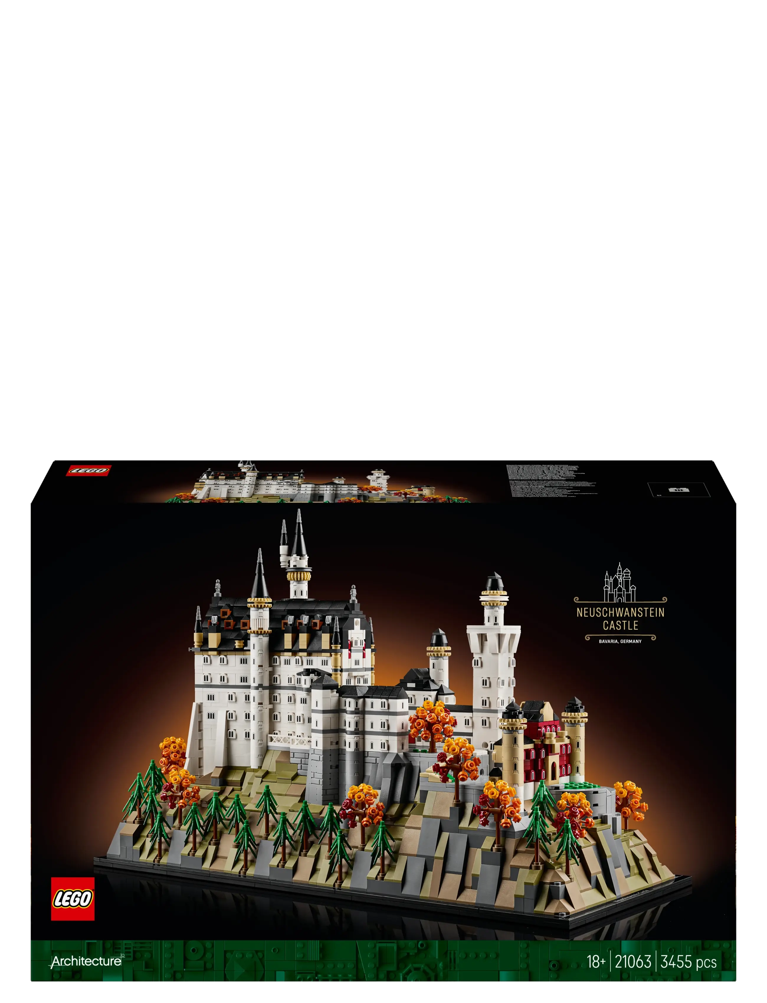 LEGO - Architecture Neuschwanstein Castle Collectible Model Kit for Adults 21063 - birthday gifts - multi - 3