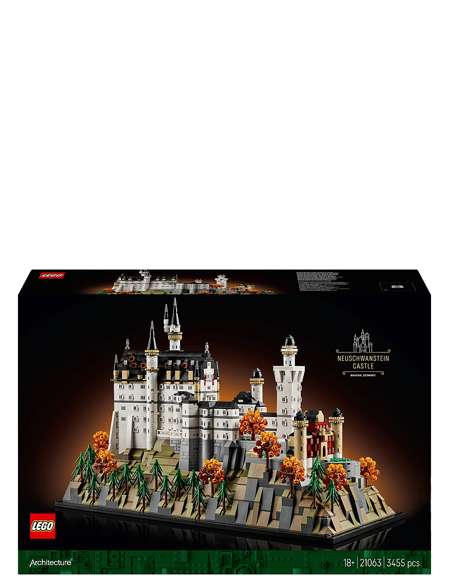 LEGO - Architecture Neuschwanstein Castle Collectible Model Kit for Adults 21063 - birthday gifts - multi - 3