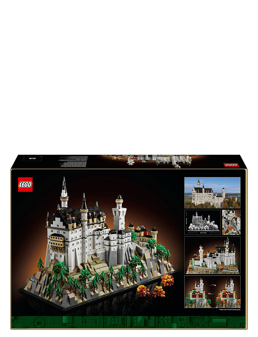 LEGO - Architecture Neuschwanstein Castle Collectible Model Kit for Adults 21063 - birthday gifts - multi - 4