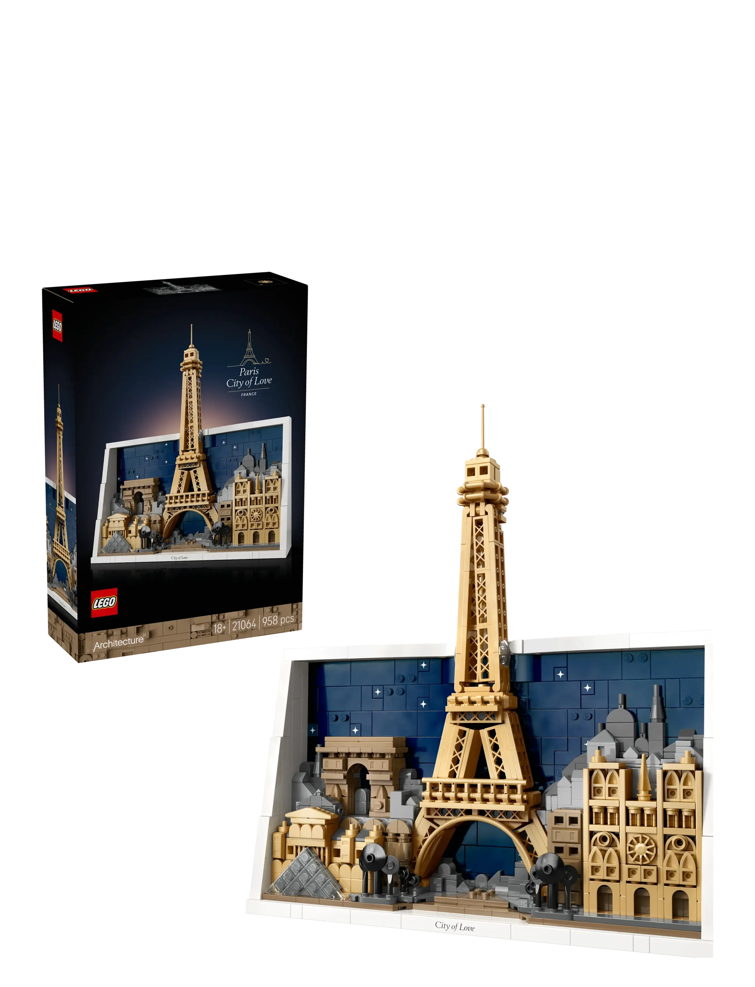 LEGO Architecture 21064, Børn, Lego Architecture, Beige, Str: ONE SIZE