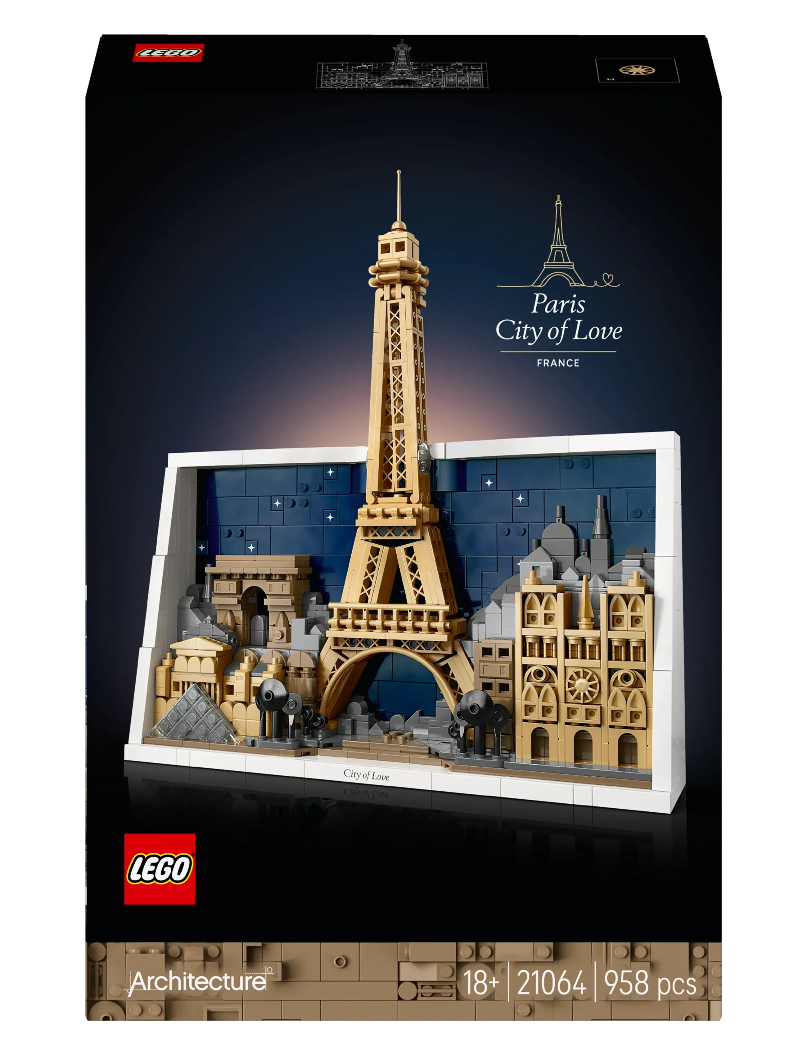 LEGO - Architecture Paris – City of Love Building Set 21064 - lego architecture - multi - 4