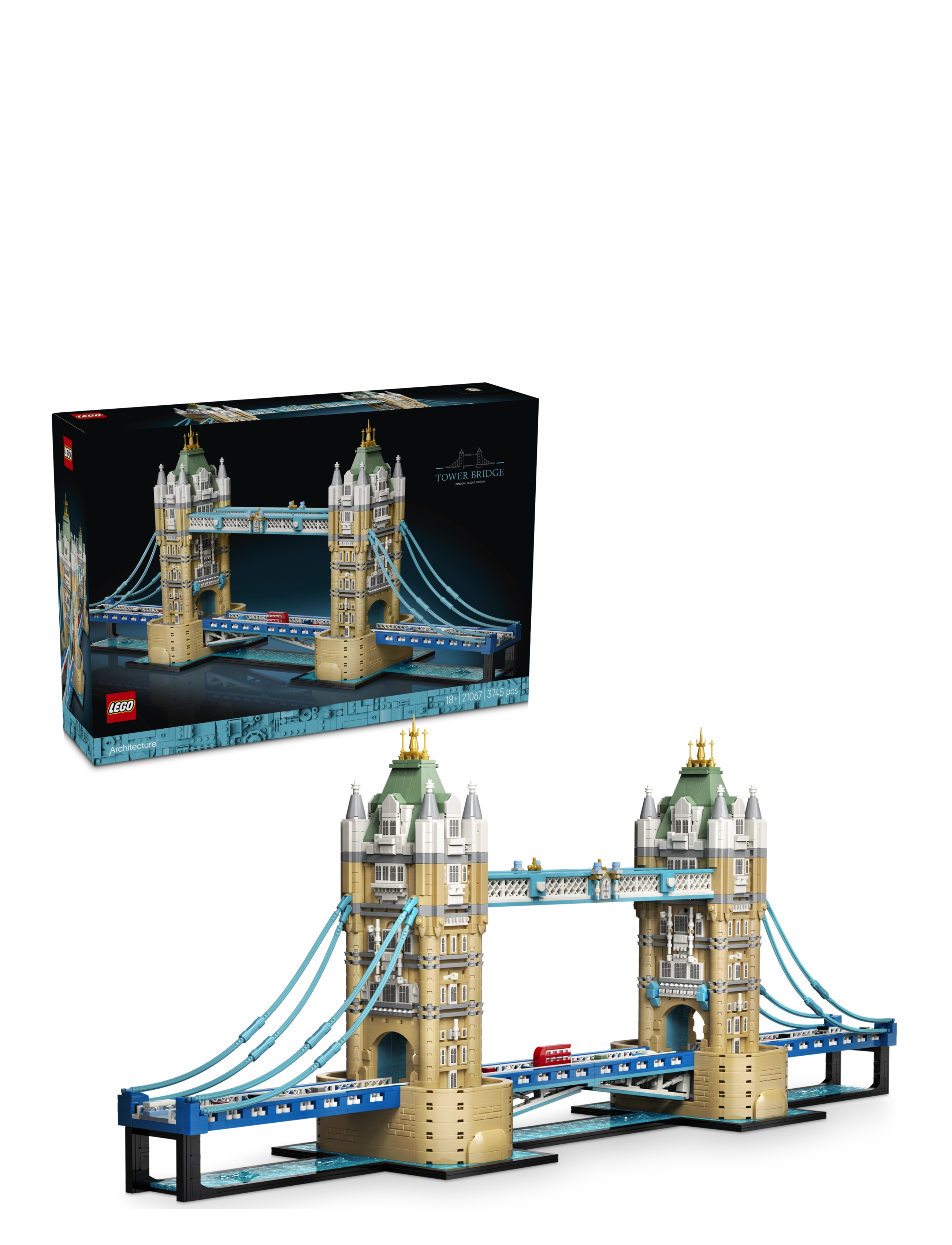LEGO Architecture Tower Bridge Landmark Building Set 21067 - Spielzeug - MULTI / multi
