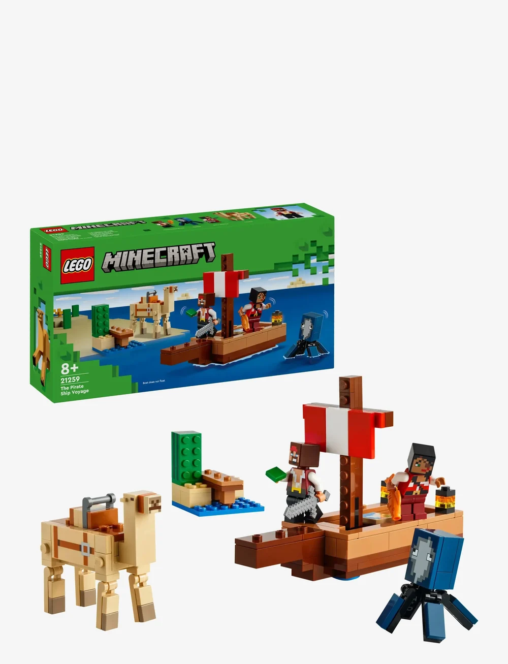 Lego minecraft boat cheap
