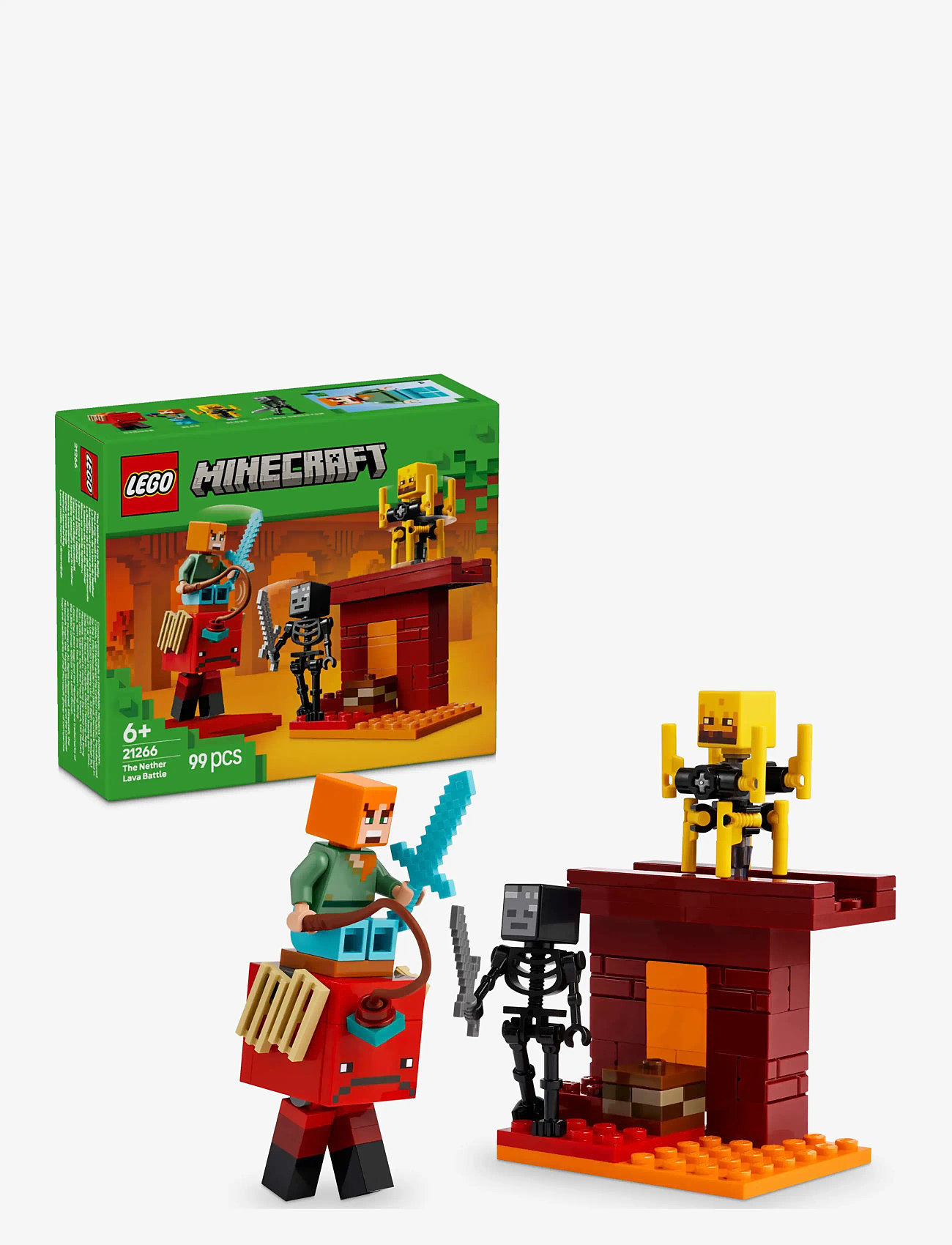 LEGO - The Nether Lava Battle Gamer Toy for Kids 21266 - lego® minecraft® - multi - 0