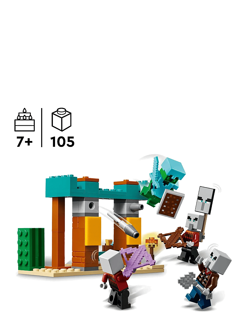 LEGO - The Illager Desert Patrol Gaming Kit for Kids 21267 - lego minecraft® - multi - 1