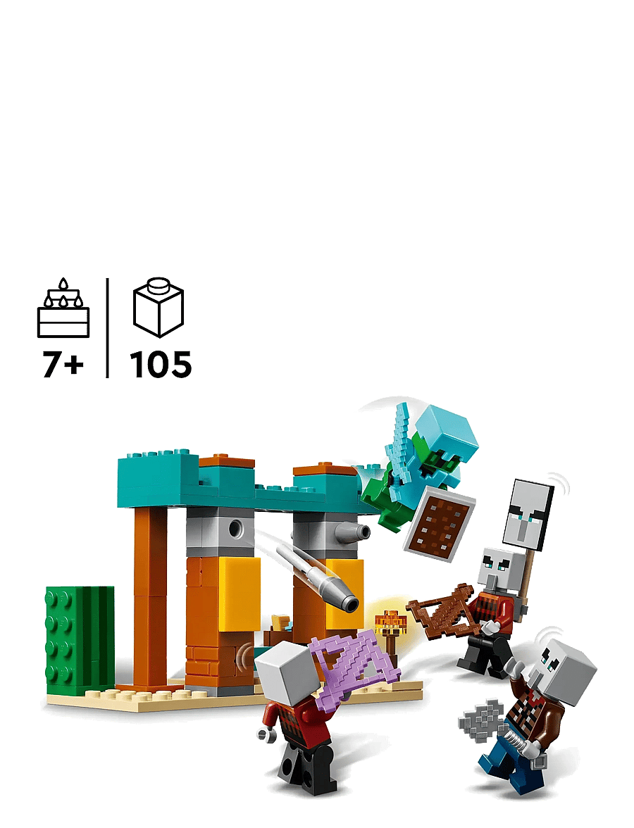 LEGO - The Illager Desert Patrol Gaming Kit for Kids 21267 - lego minecraft® - multi - 1