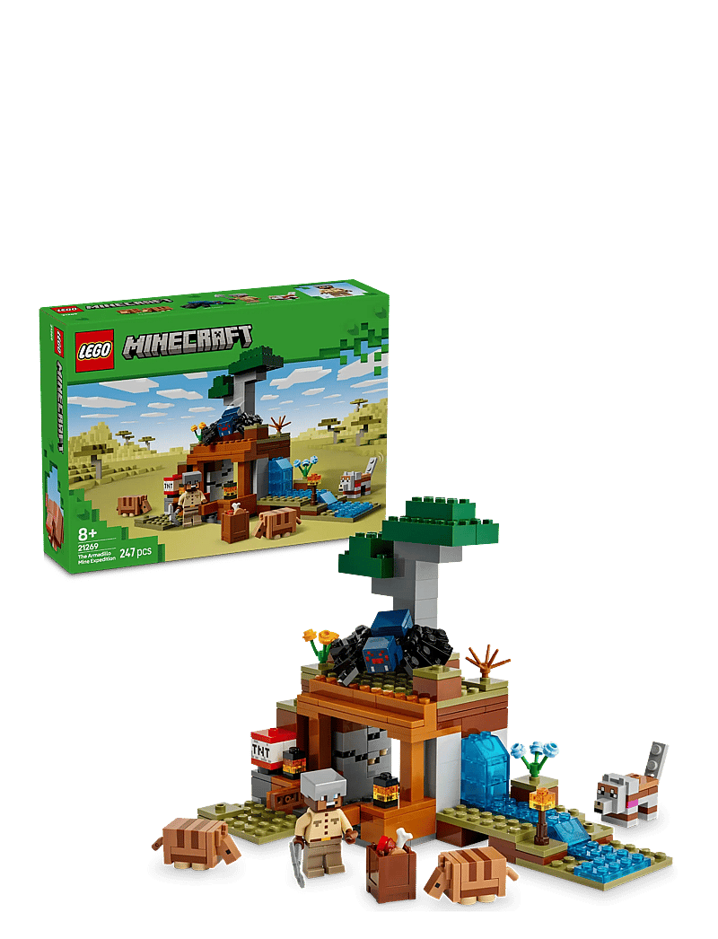 LEGO - The Armadillo Mine Expedition Video Game Figure 21269 - lego minecraft® - multi - 0