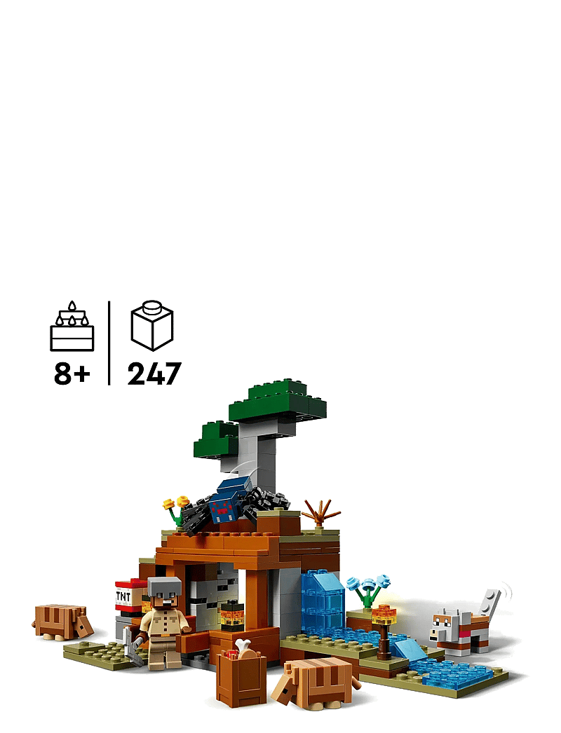 LEGO - The Armadillo Mine Expedition Video Game Figure 21269 - lego minecraft® - multi - 1