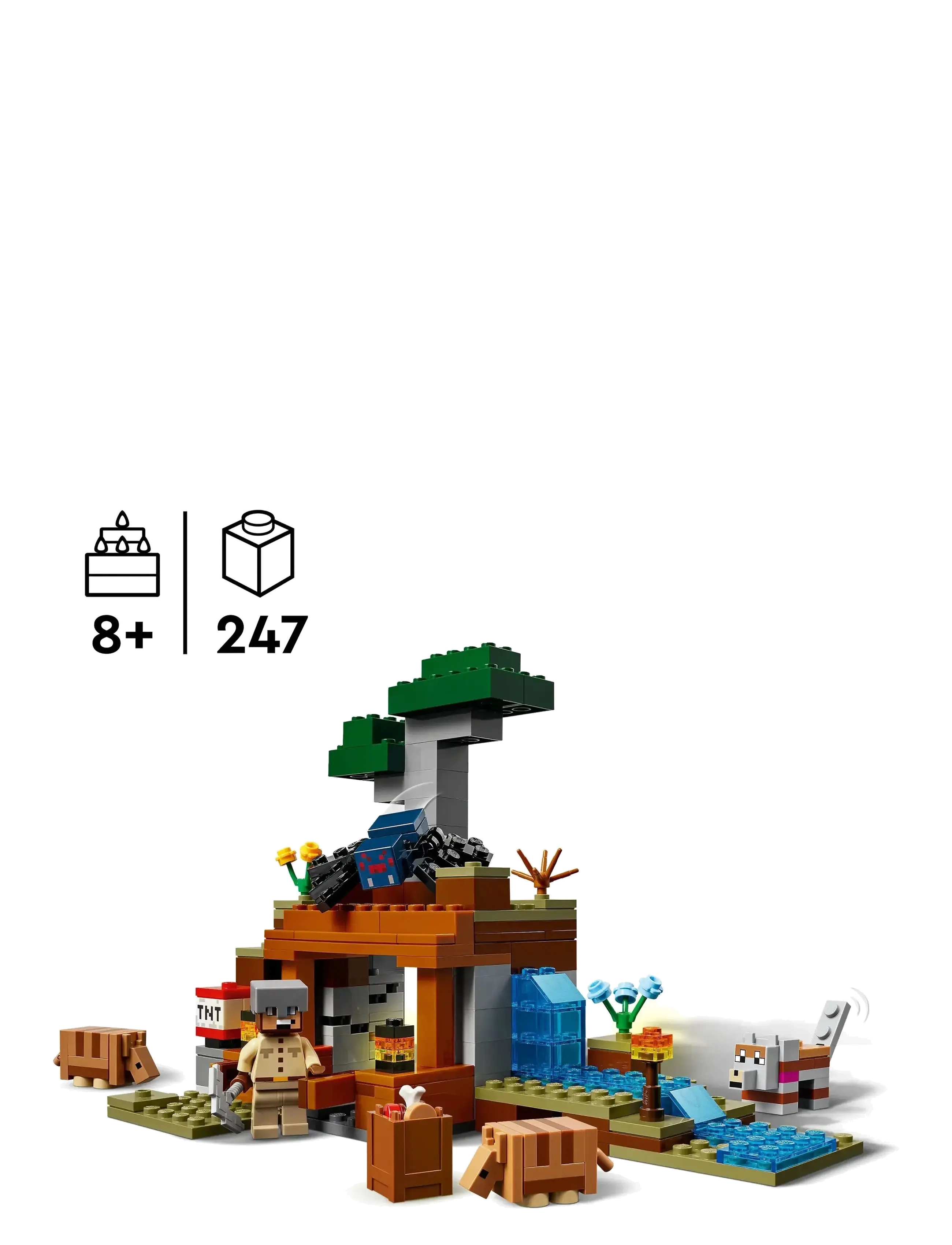 LEGO - Bæltedyrs-mineekspeditionen 21269 - lego® minecraft® - multi - 1