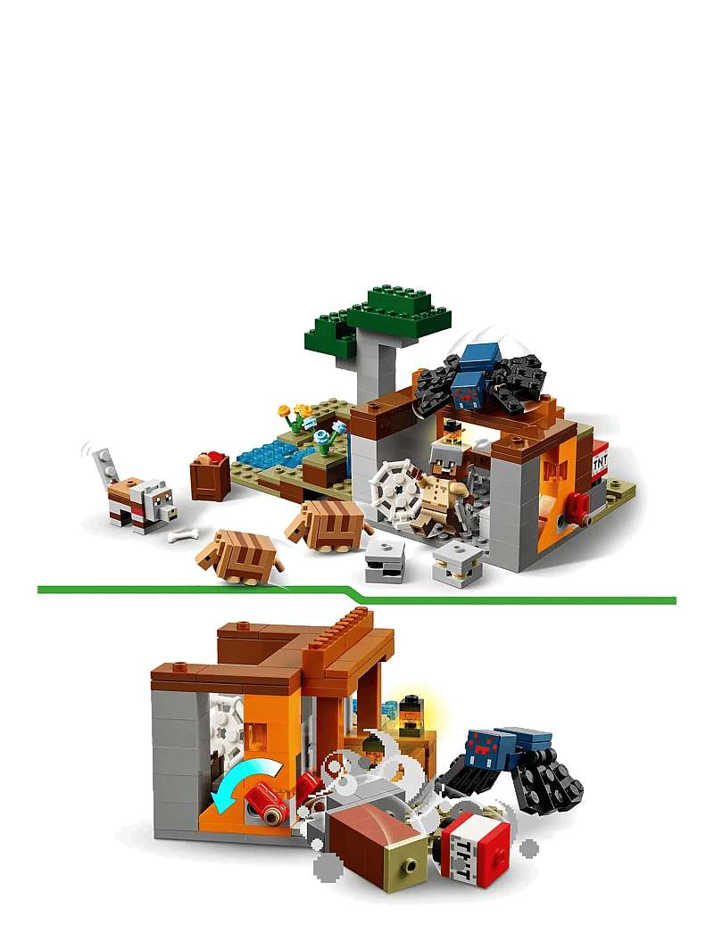 LEGO - The Armadillo Mine Expedition Video Game Figure 21269 - lego minecraft® - multi - 4