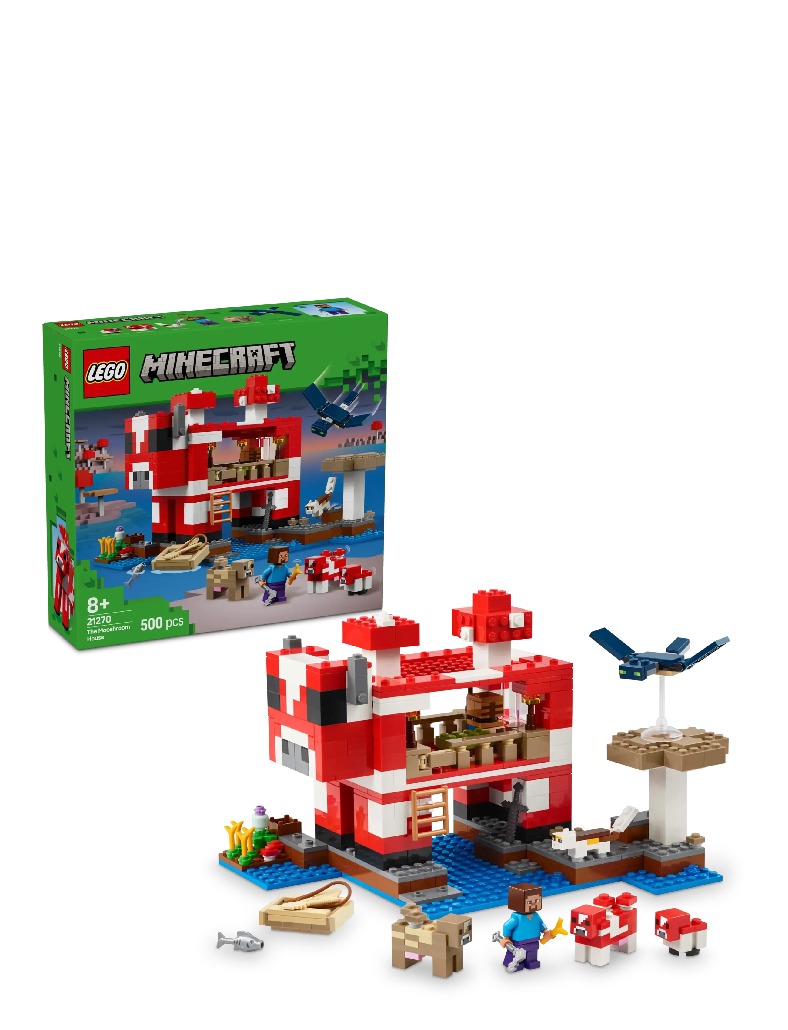 LEGO The Mooshroom House Island Gamer Kit Toy for Kids 21270 - 4 for 3 - MULTI / multi