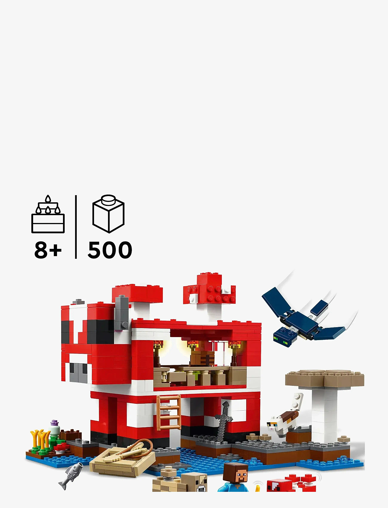 LEGO - The Mooshroom House Island Gamer Kit Toy for Kids 21270 - multi - 1