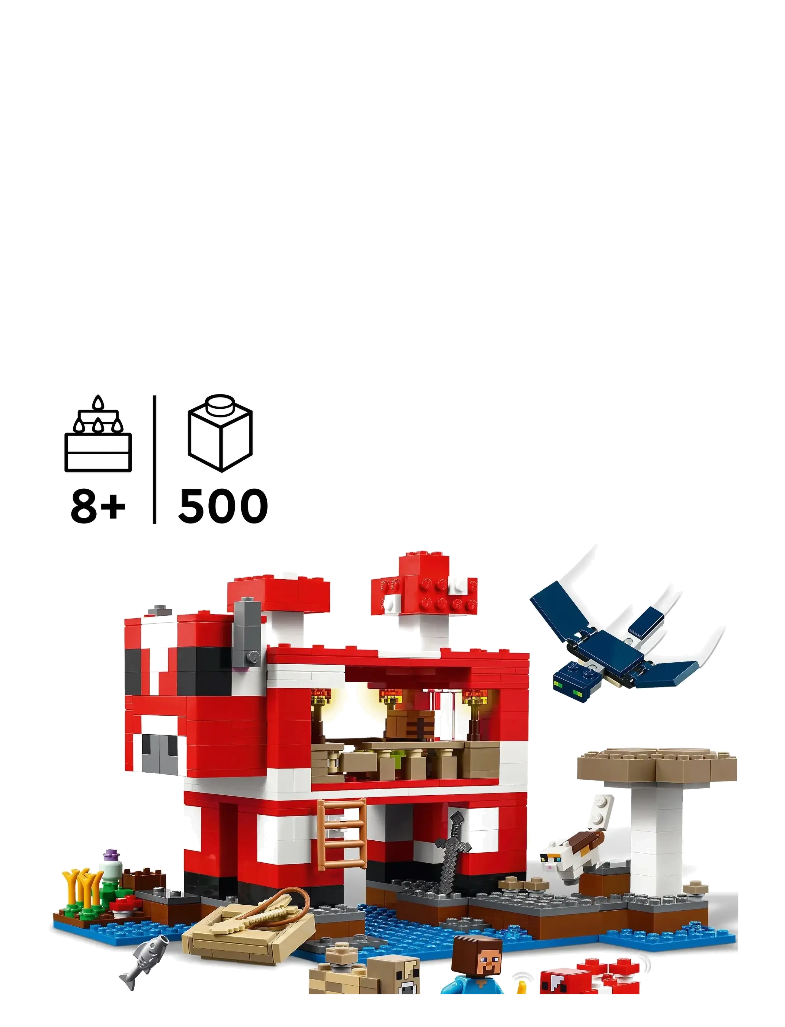 LEGO - Mooshroomhuset 21270 - lego minecraft® - multi - 1