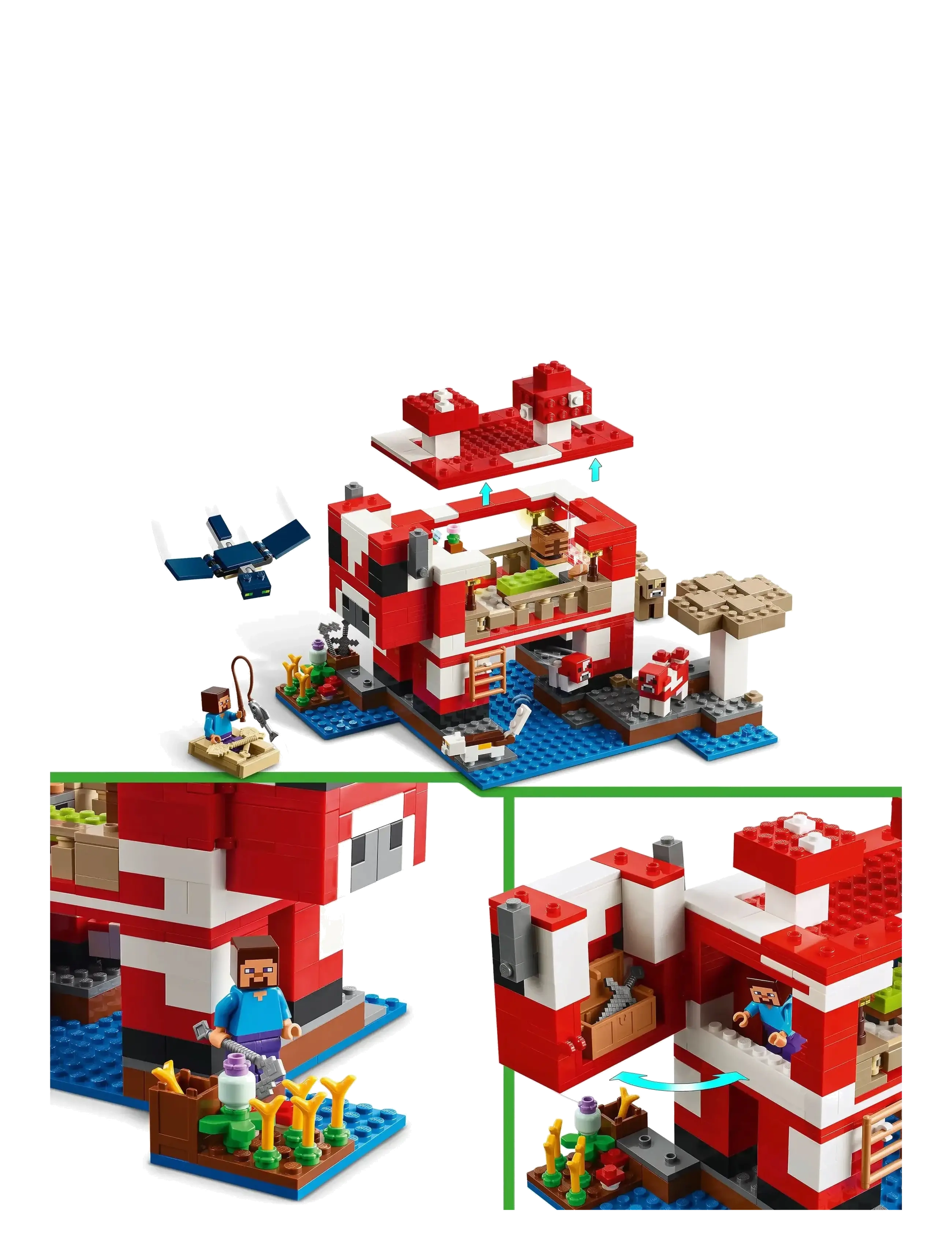 LEGO - Mooshroomhuset 21270 - lego minecraft® - multi - 5