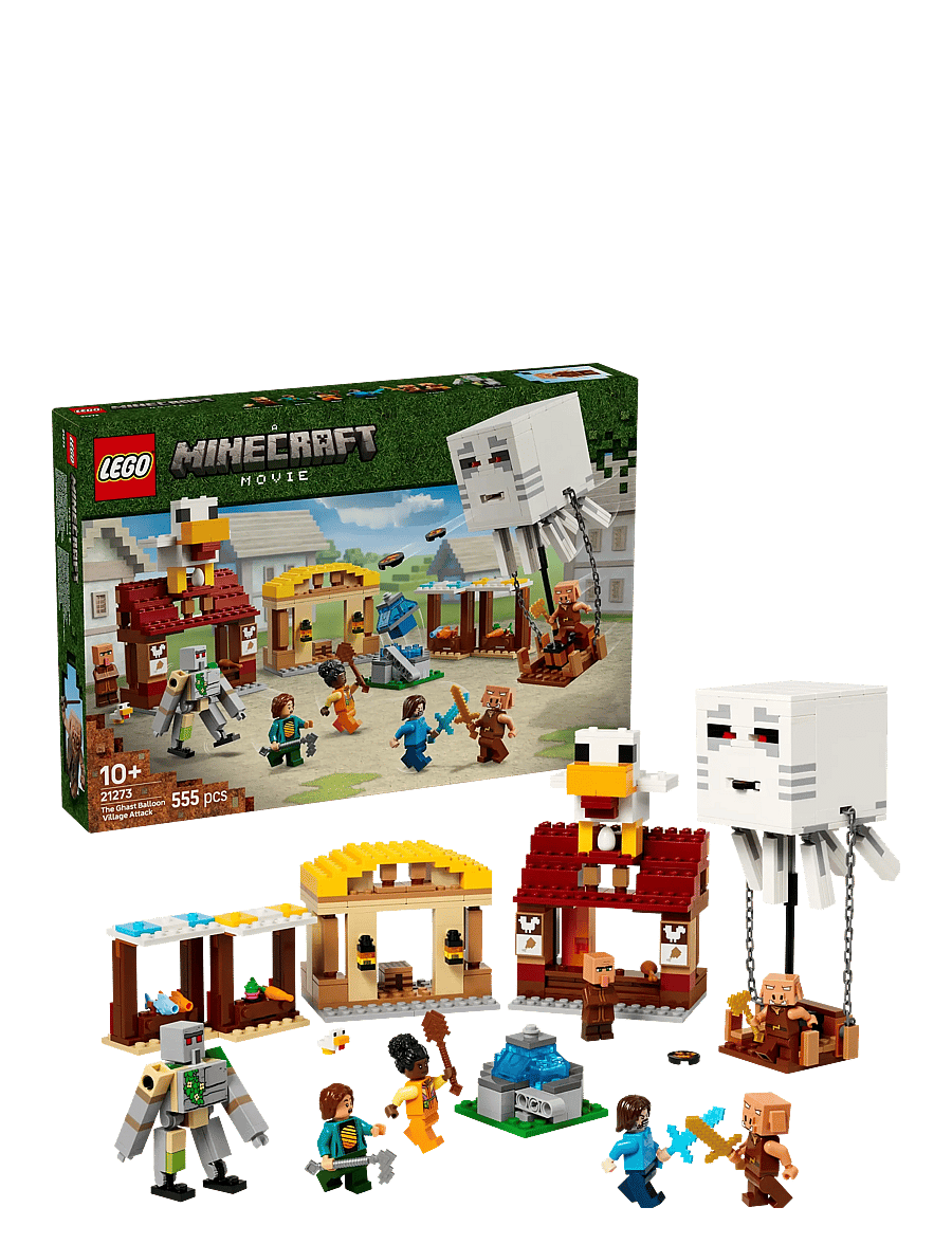 LEGO - The Ghast Balloon Village Attack, Gamer Gift Toy for Kids 21273 - lego® minecraft® - multi - 0