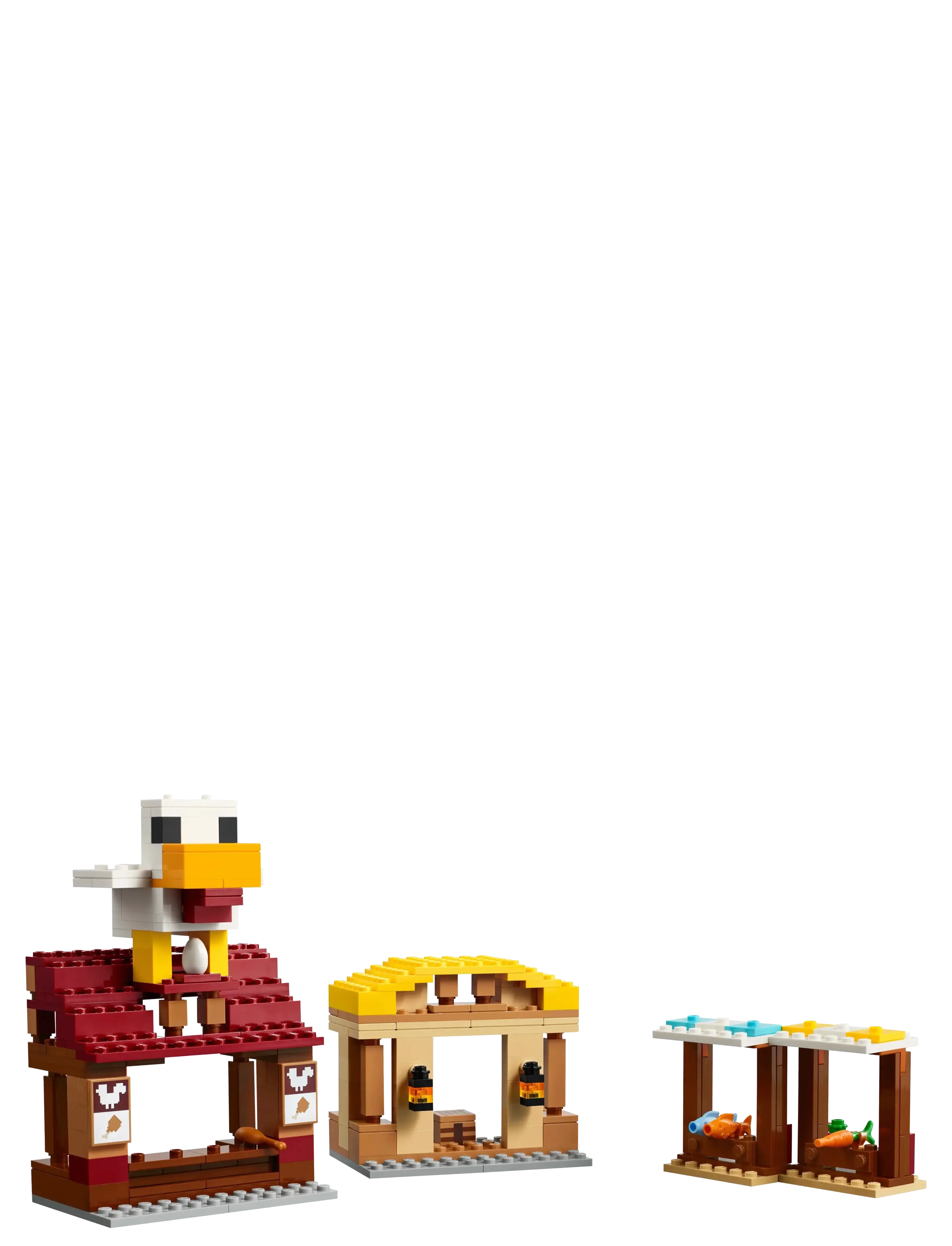 LEGO - The Ghast Balloon Village Attack, Gamer Gift Toy for Kids 21273 - lego® minecraft® - multi - 3