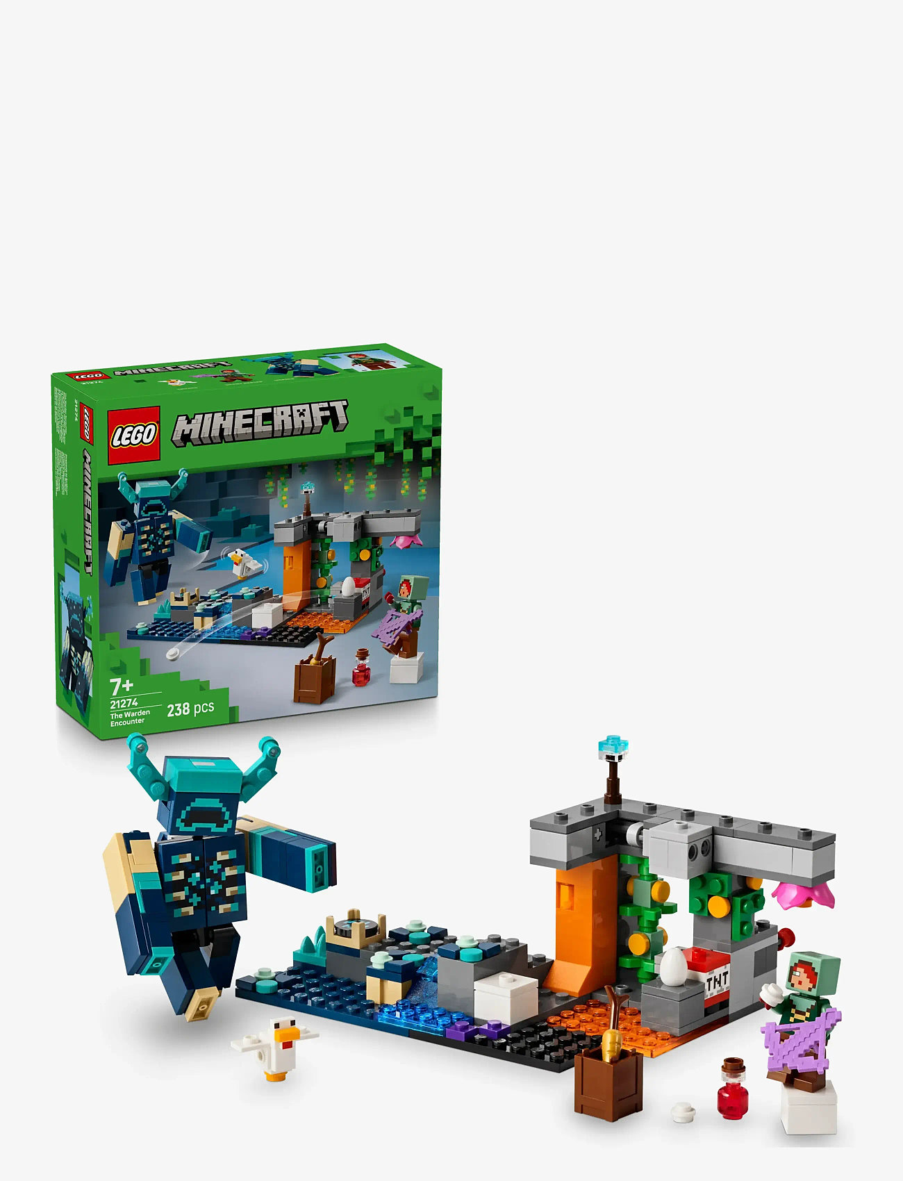 LEGO - The Warden Encounter Collectible Video Game Merch 21274 - lego minecraft® - multi - 0