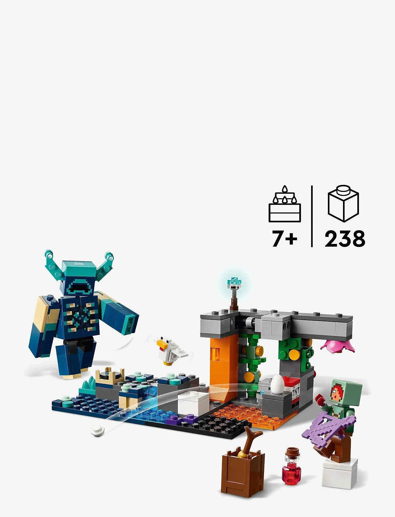 LEGO - The Warden Encounter Collectible Video Game Merch 21274 - lego minecraft® - multi - 1