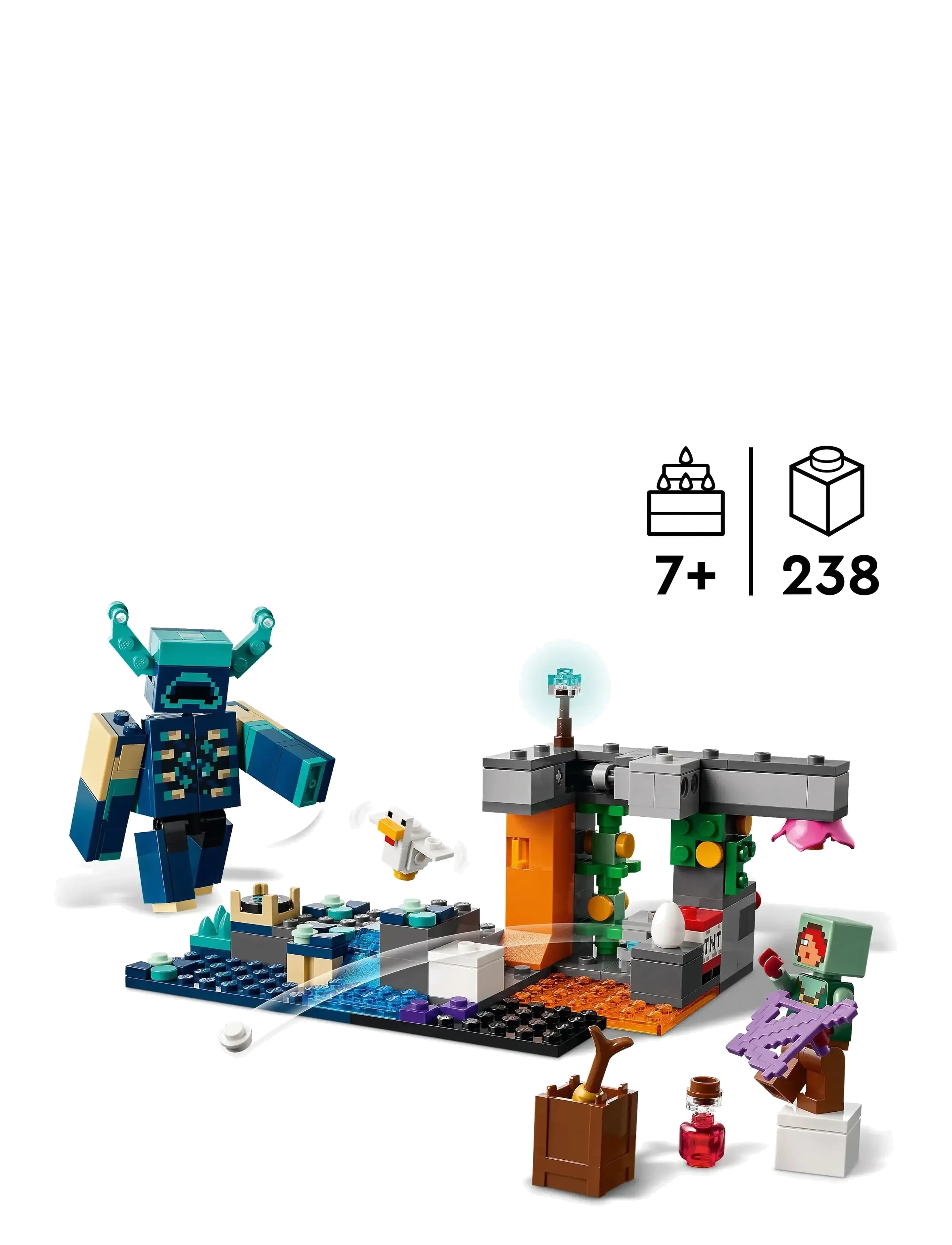 LEGO - The Warden Encounter Collectible Video Game Merch 21274 - lego minecraft® - multi - 1