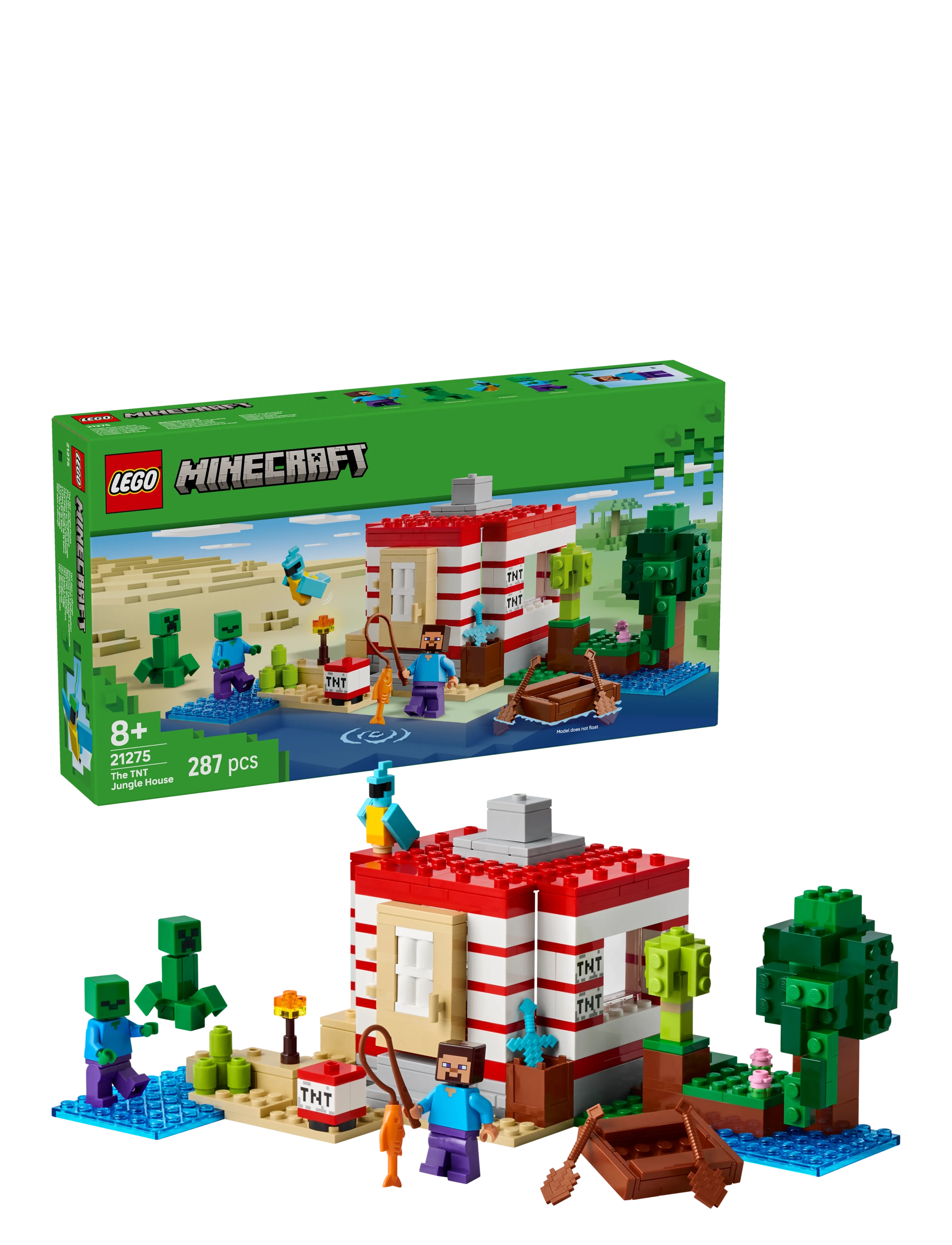 LEGO The TNT Jungle House, Video Game Collectible Toy 21275 - Gemütliche Tage im Haus - MULTI / multi