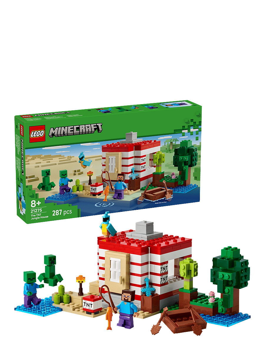 LEGO - The TNT Jungle House, Video Game Collectible Toy 21275 - lego® minecraft® - multi - 0