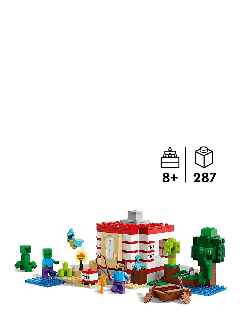 LEGO - The TNT Jungle House, Video Game Collectible Toy 21275 - lego minecraft® - multi - 1