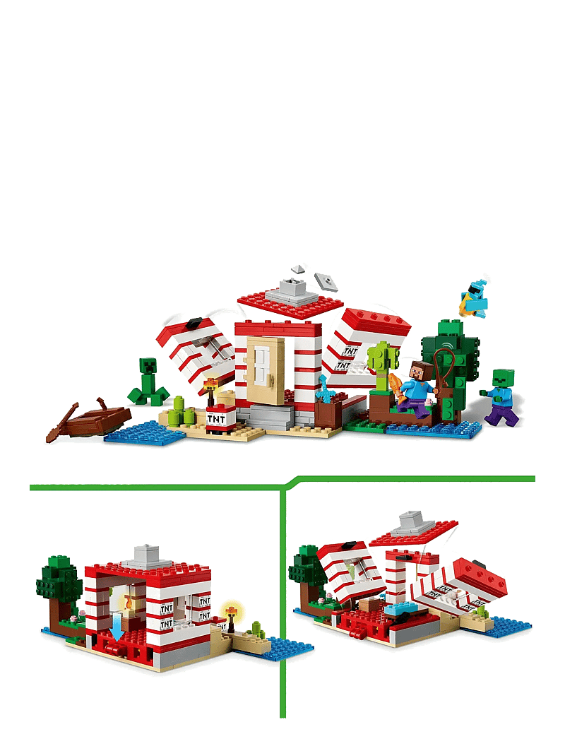 LEGO - The TNT Jungle House, Video Game Collectible Toy 21275 - lego minecraft® - multi - 5