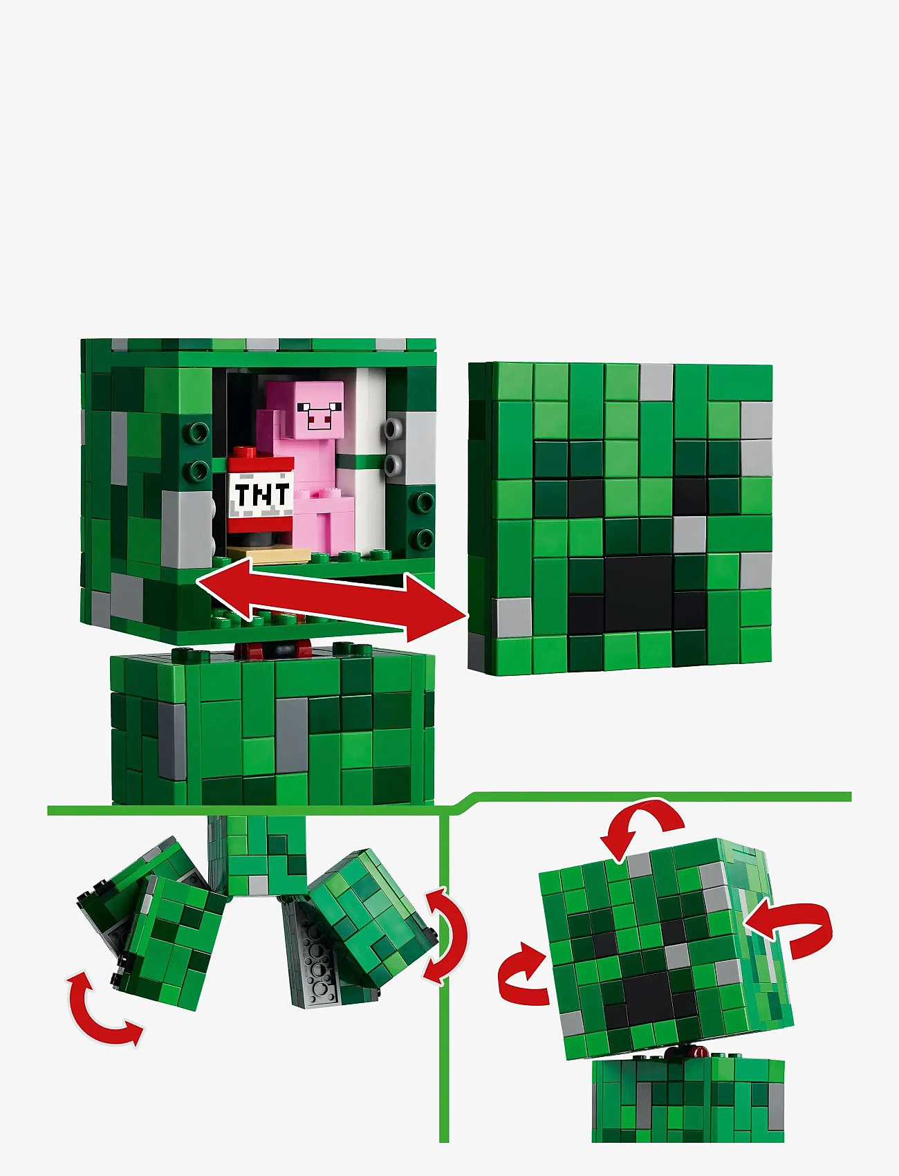 LEGO - The Gamer Decor and Action Figure Building Toy 21276 - lego minecraft® - multi - 3