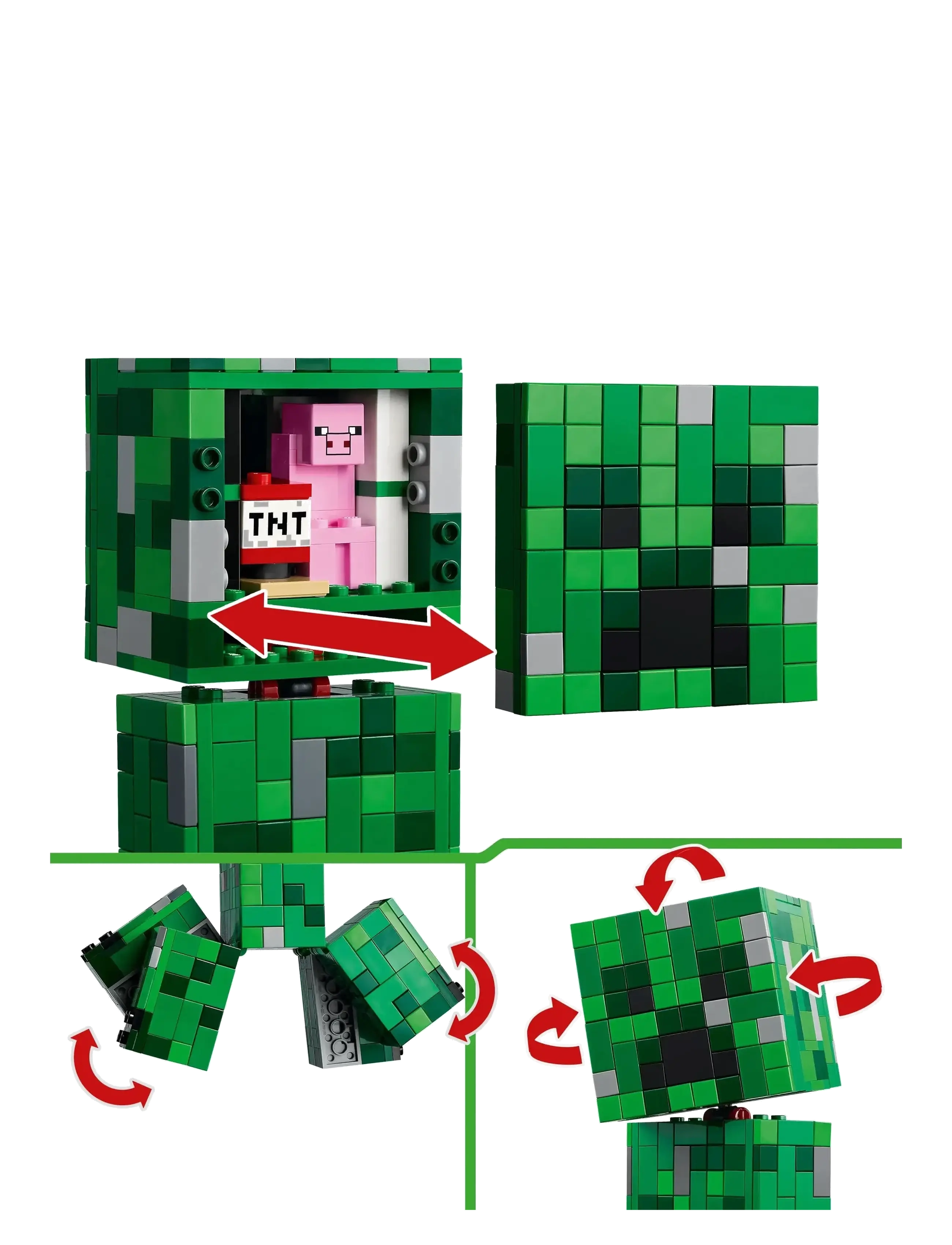 LEGO - The Gamer Decor and Action Figure Building Toy 21276 - lego® minecraft® - multi - 3