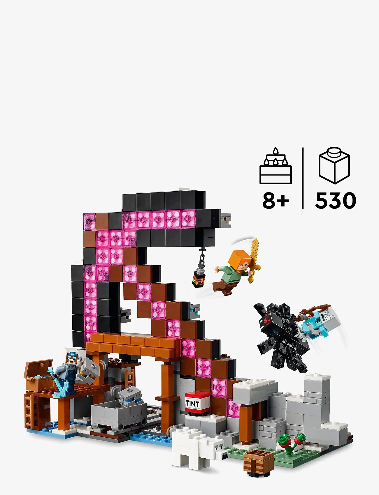 LEGO The Pickaxe Mine Gamer-room Decor And Axe Toy 21277 (LGO21277