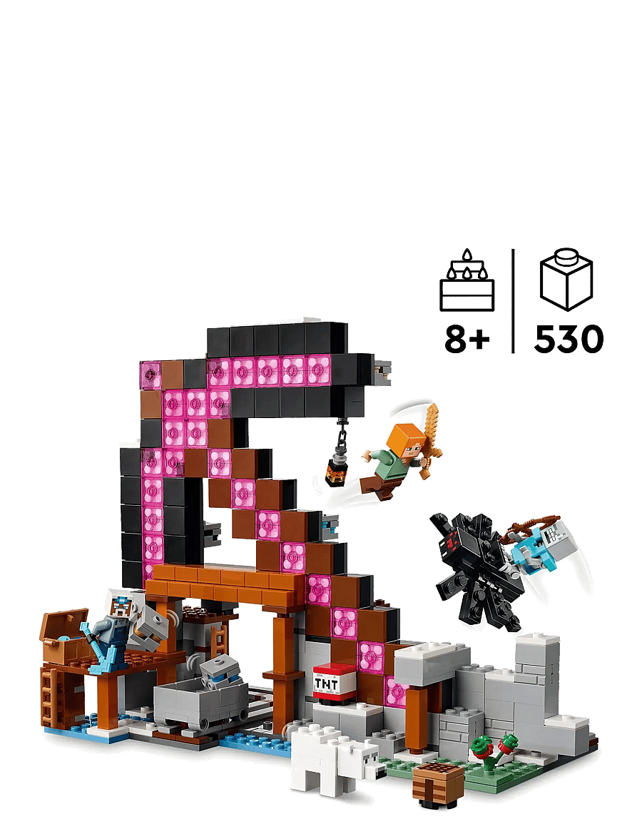 LEGO - The Pickaxe Mine Gamer-Room Decor and Axe Toy 21277 - lego® minecraft® - multi - 1