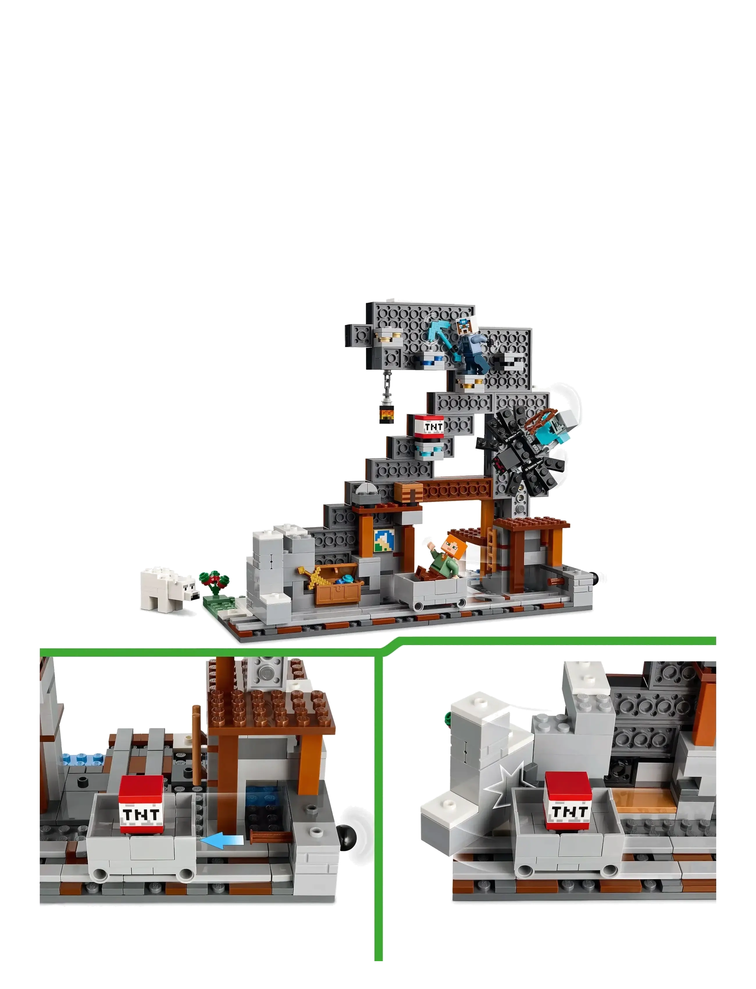LEGO - The Pickaxe Mine Gamer-Room Decor and Axe Toy 21277 - lego® minecraft® - multi - 4