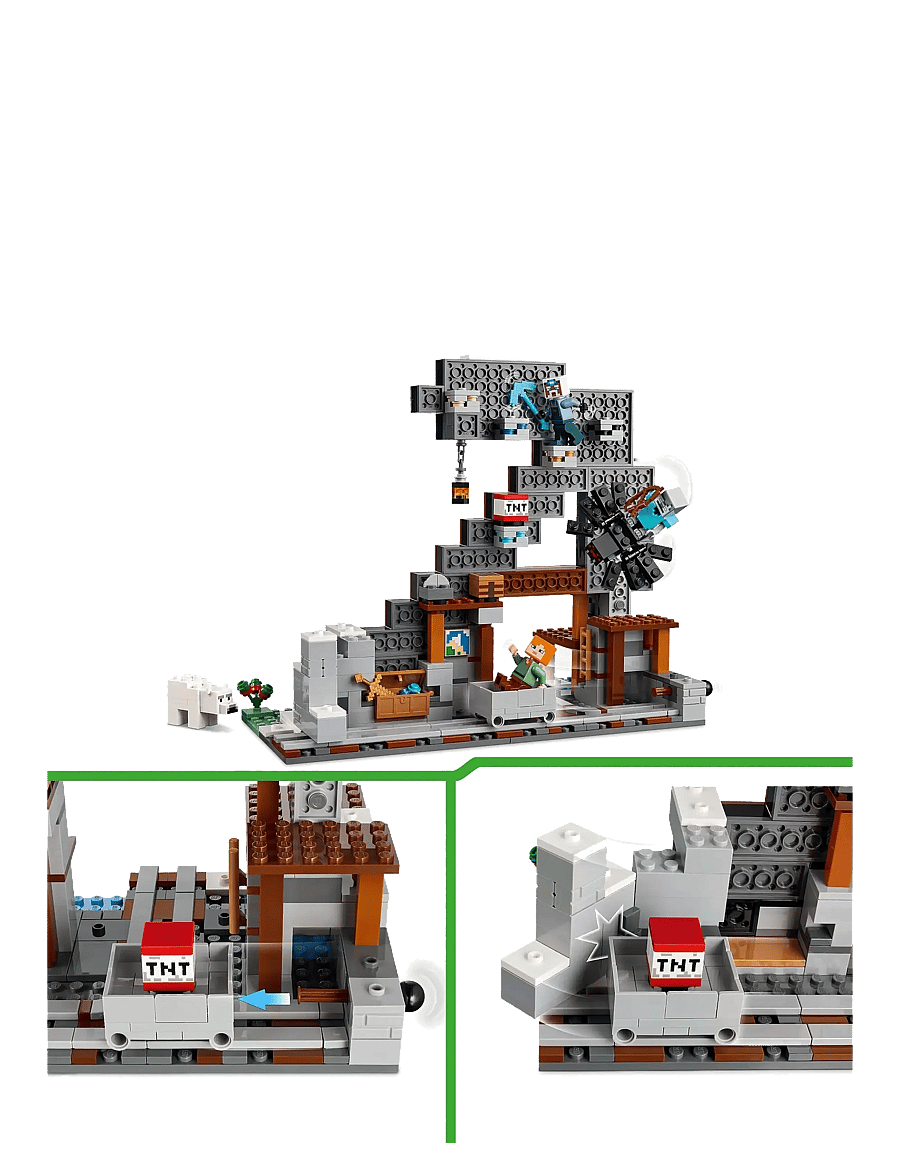 LEGO - The Pickaxe Mine Gamer-Room Decor and Axe Toy 21277 - lego® minecraft® - multi - 4