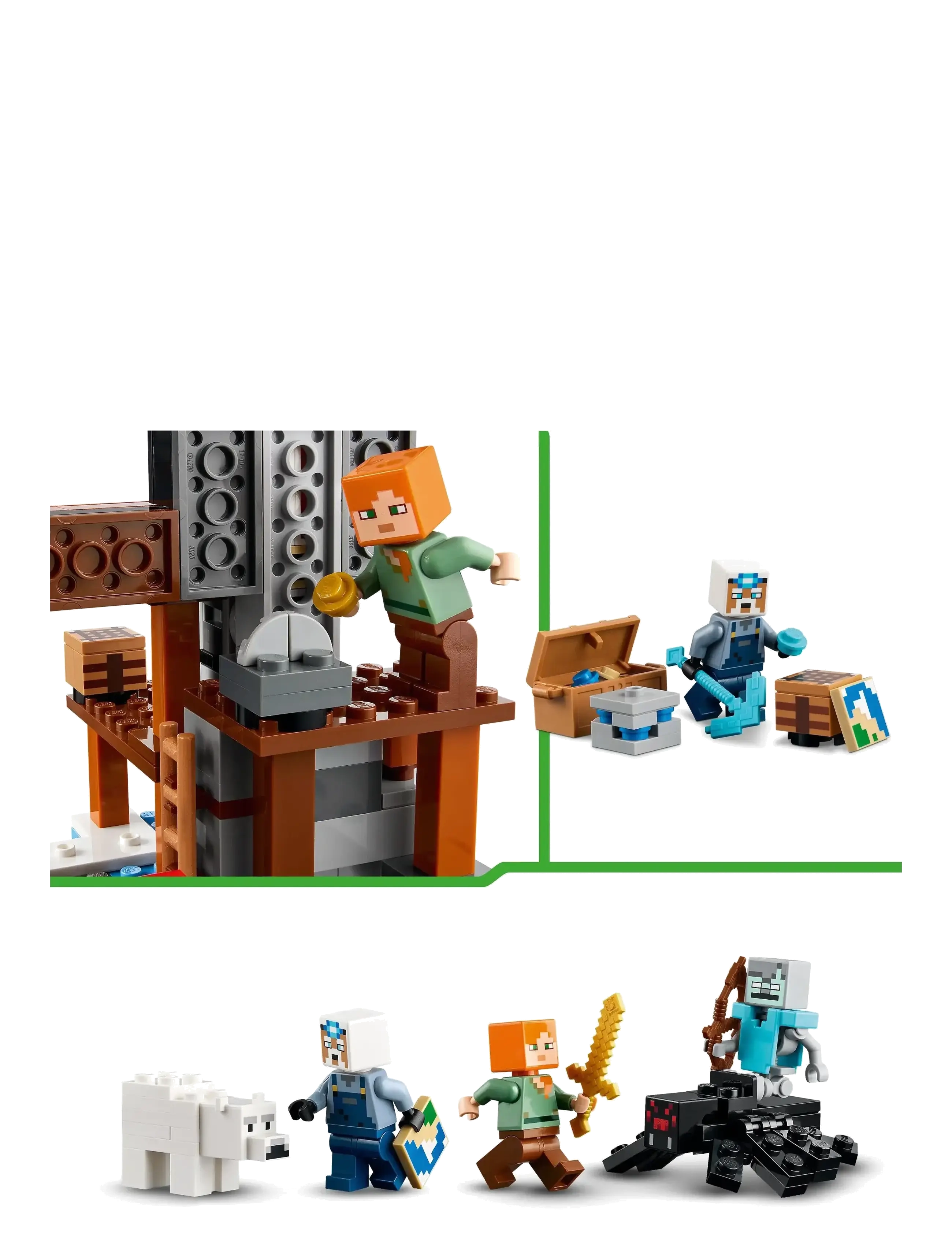 LEGO - The Pickaxe Mine Gamer-Room Decor and Axe Toy 21277 - lego® minecraft® - multi - 5