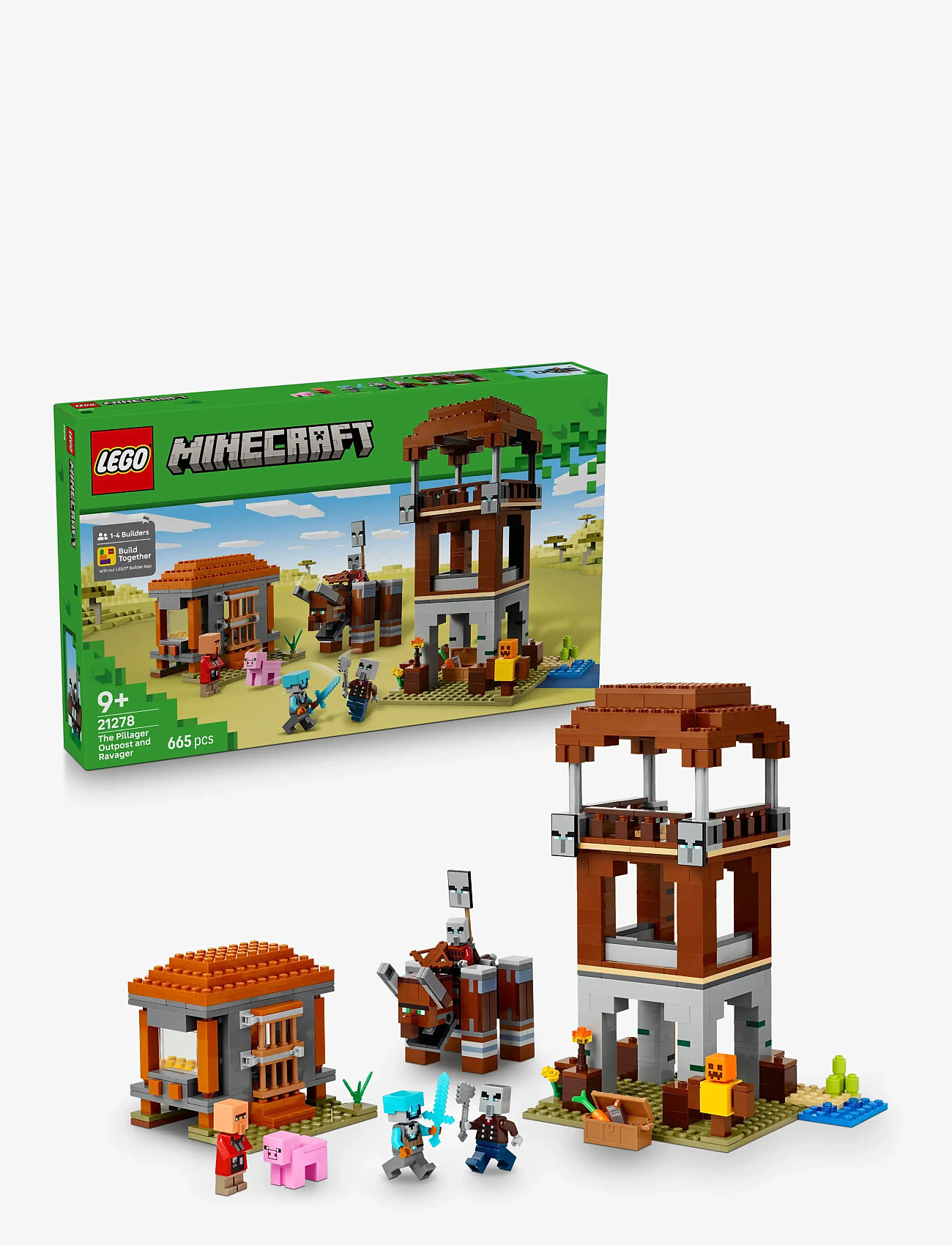 LEGO - Røverforposten og ravager 21278 - lego minecraft® - multi - 0