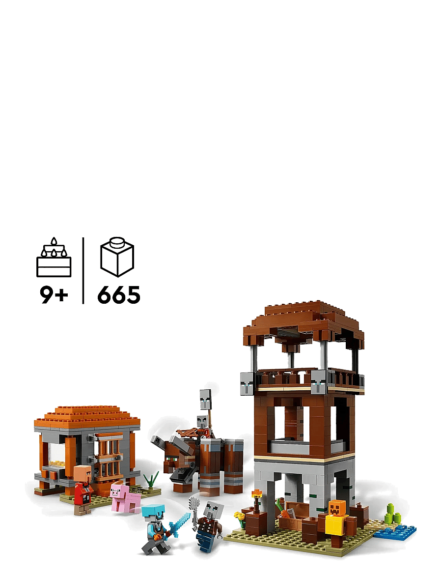 LEGO - The Pillager Outpost and Ravager Gamer Building Toy Gift 21278 - lego minecraft® - multi - 1