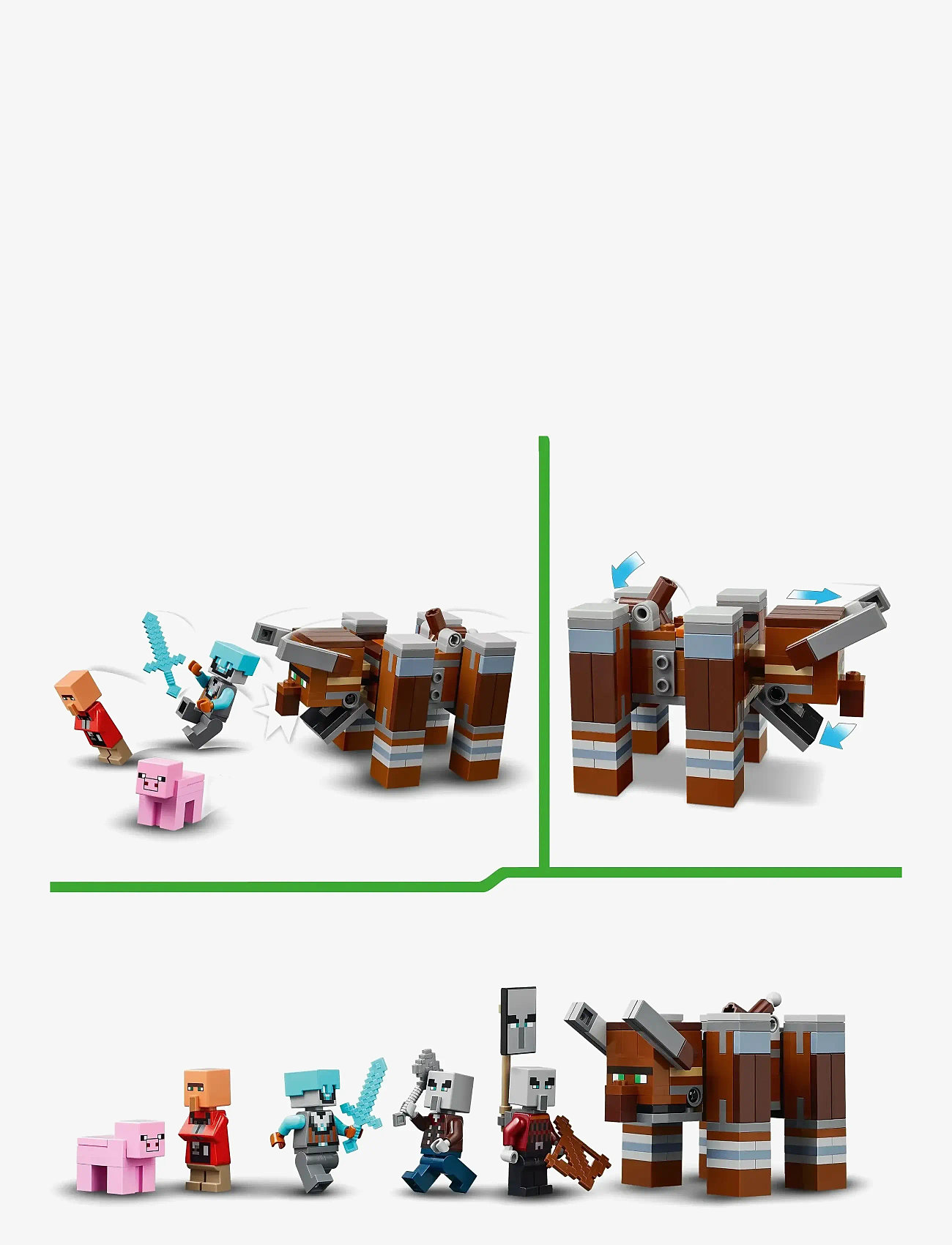 LEGO - Røverforposten og ravager 21278 - lego minecraft® - multi - 3