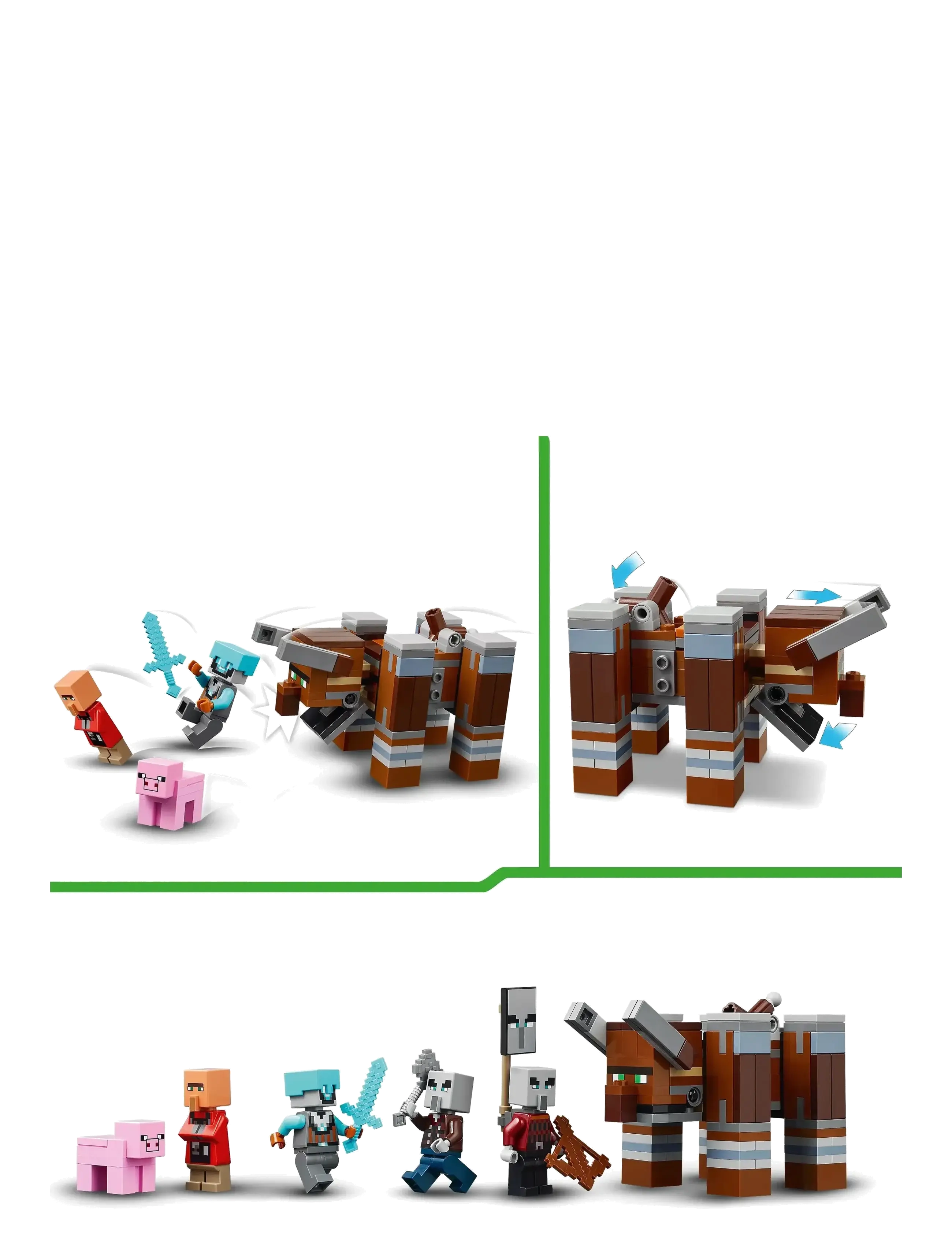 LEGO - The Pillager Outpost and Ravager Gamer Building Toy Gift 21278 - lego minecraft® - multi - 3