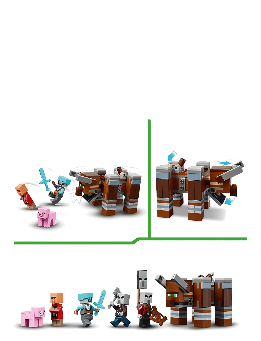 LEGO - The Pillager Outpost and Ravager Gamer Building Toy Gift 21278 - lego minecraft® - multi - 3
