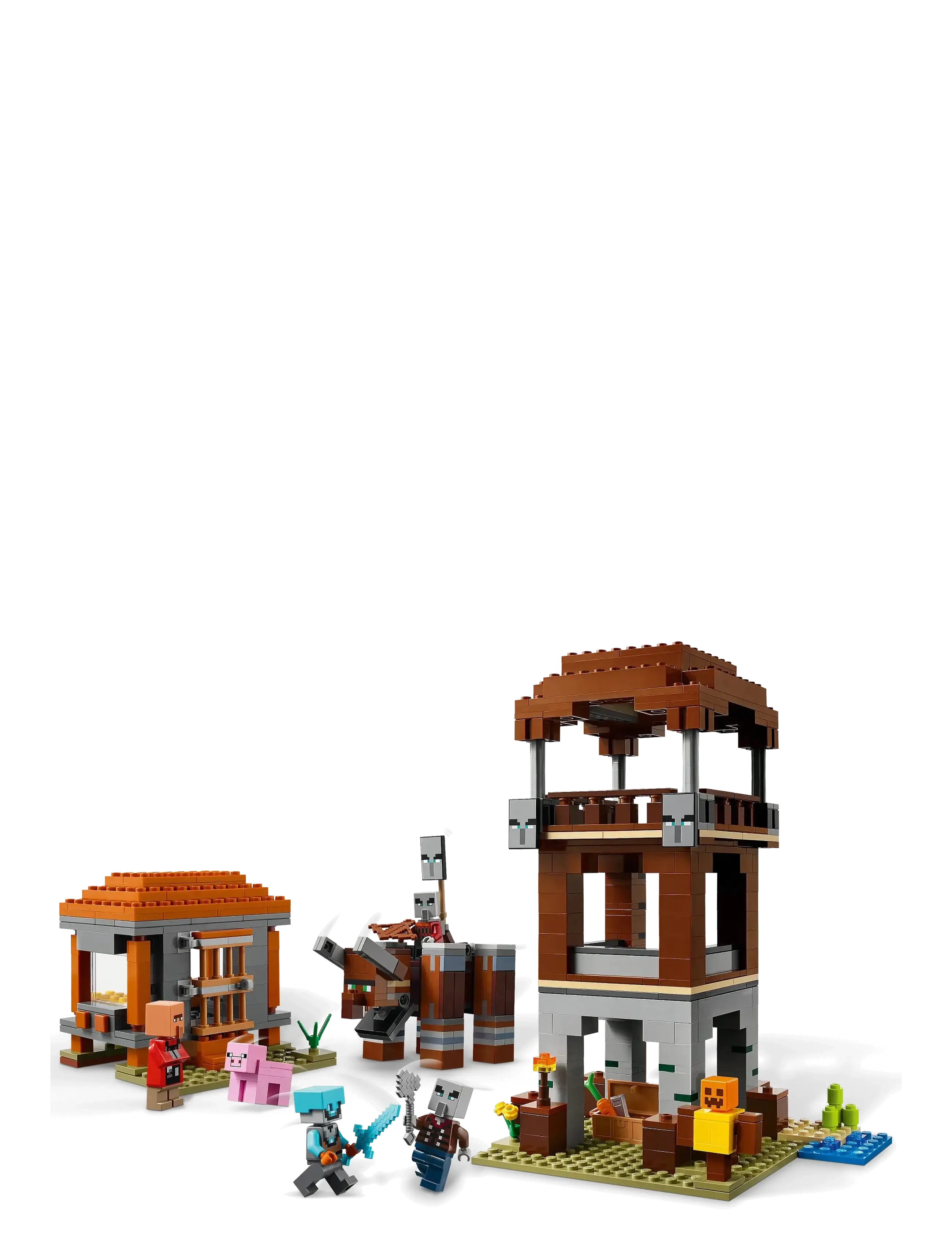 LEGO - The Pillager Outpost and Ravager Gamer Building Toy Gift 21278 - lego minecraft® - multi - 4