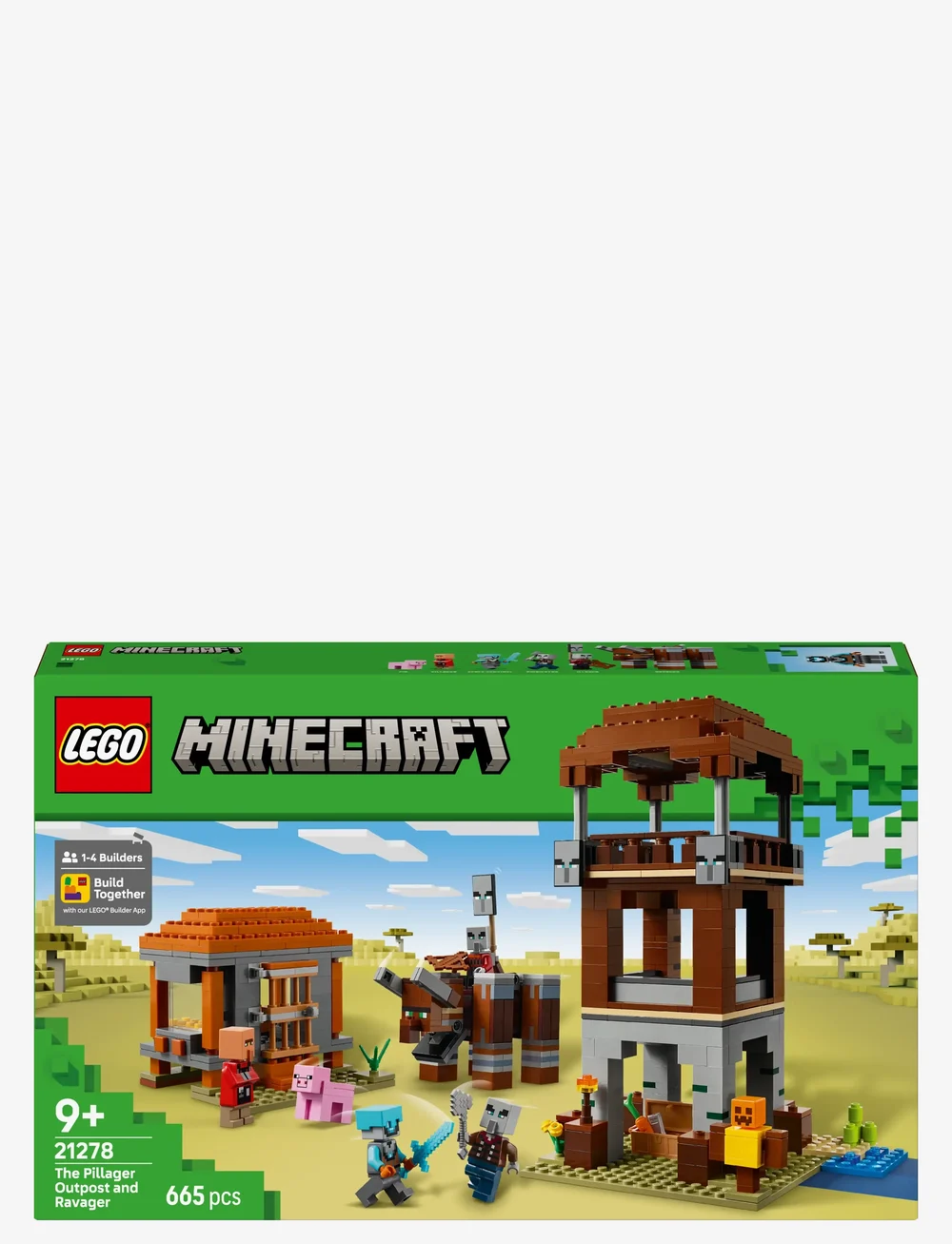LEGO - The Pillager Outpost and Ravager Gamer Building Toy Gift 21278 - lego minecraft® - multi - 5