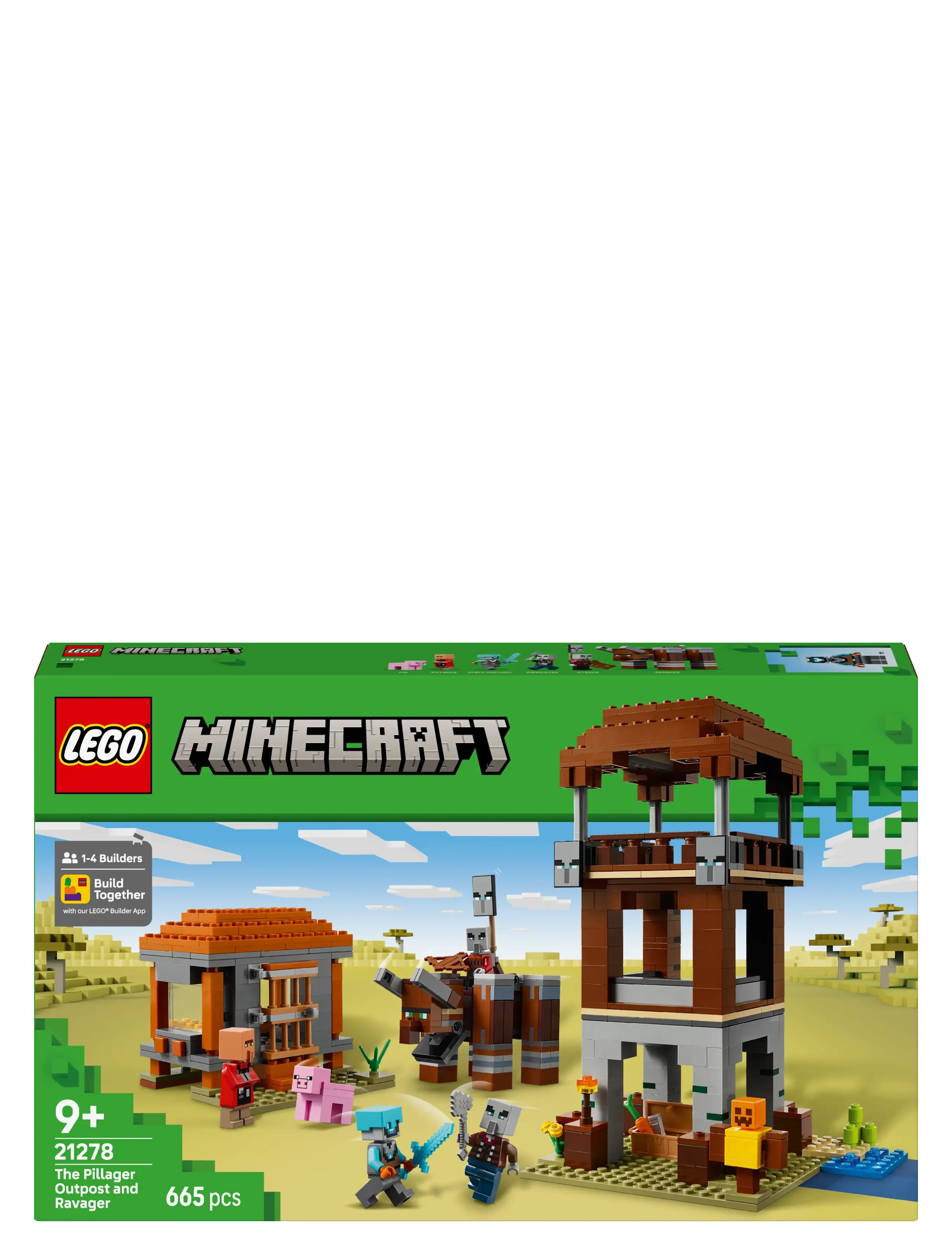 LEGO - The Pillager Outpost and Ravager Gamer Building Toy Gift 21278 - lego minecraft® - multi - 5