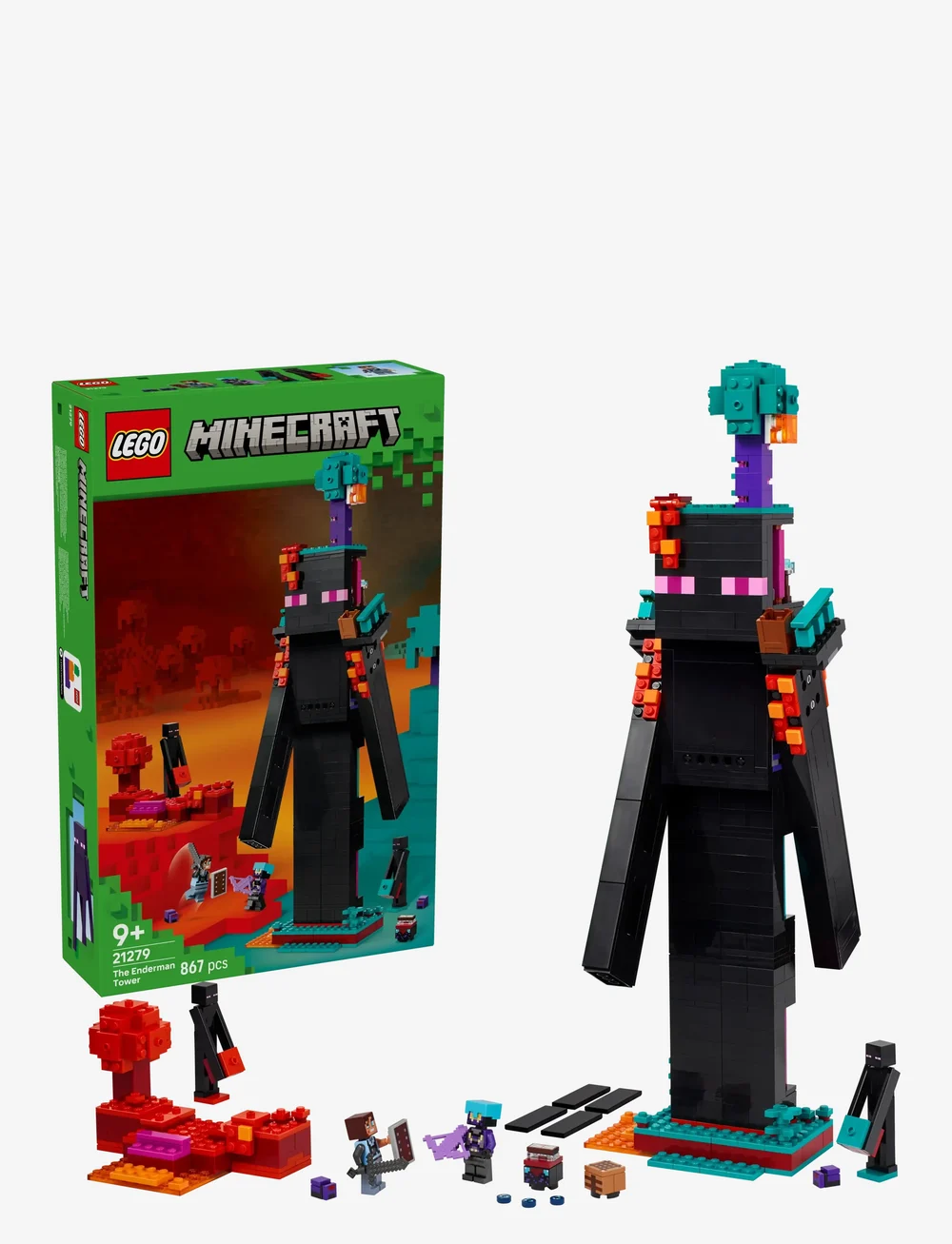 LEGO - The Enderman Tower Toy for Kids, Gamer Gift 21279 - lego minecraft® - multi - 0